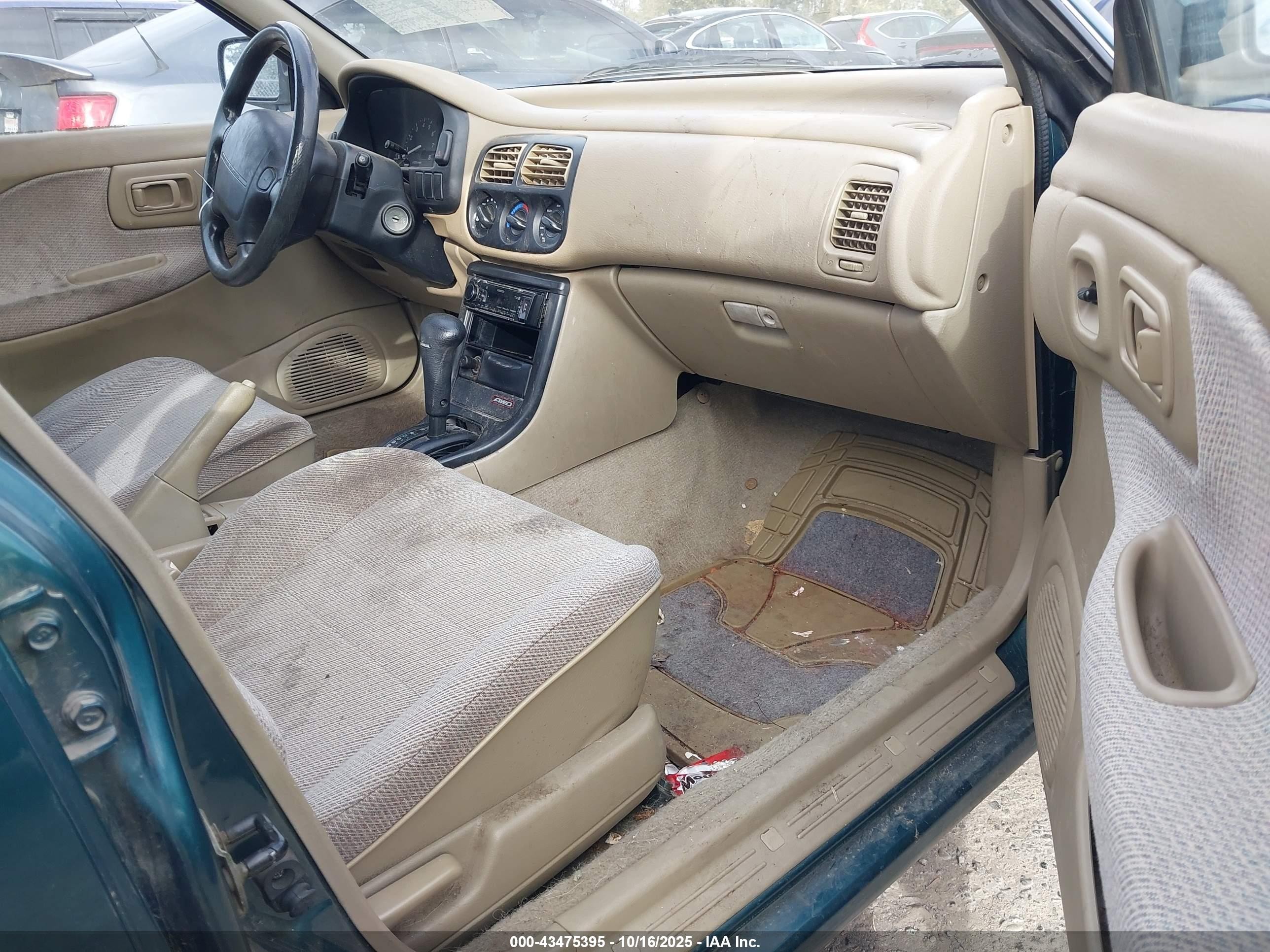 1993 Subaru Impreza L Plus Green vin: JF1GC2443PH522976