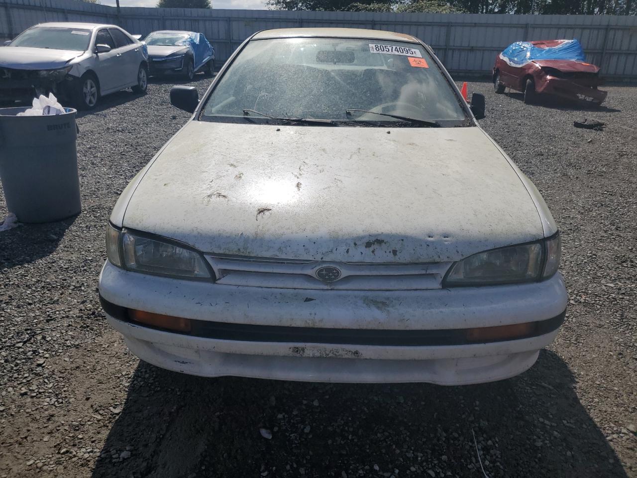 1993 Subaru Impreza L Plus White vin: JF1GC2448PH520916