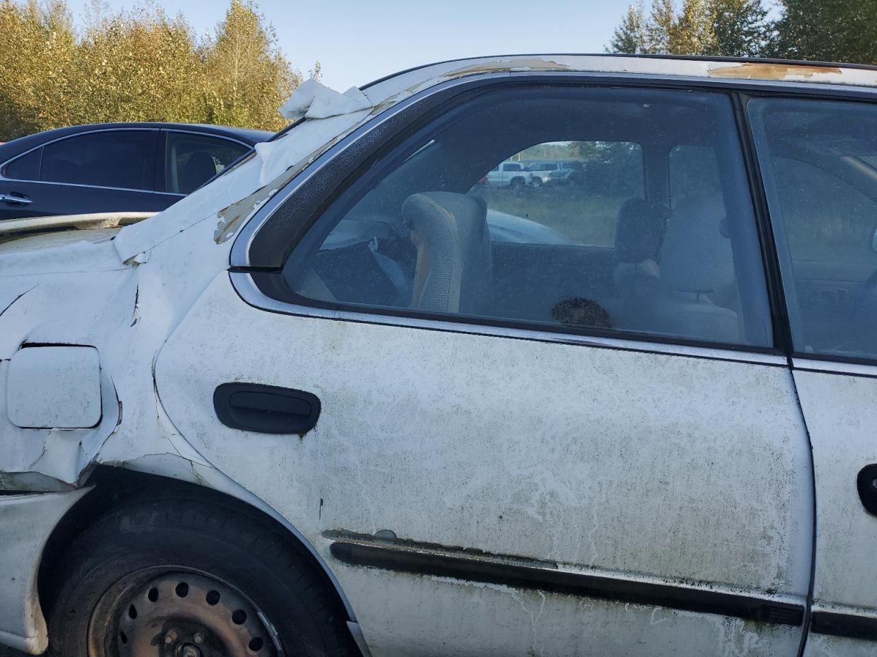 1993 Subaru Impreza L Plus White vin: JF1GC2448PH520916