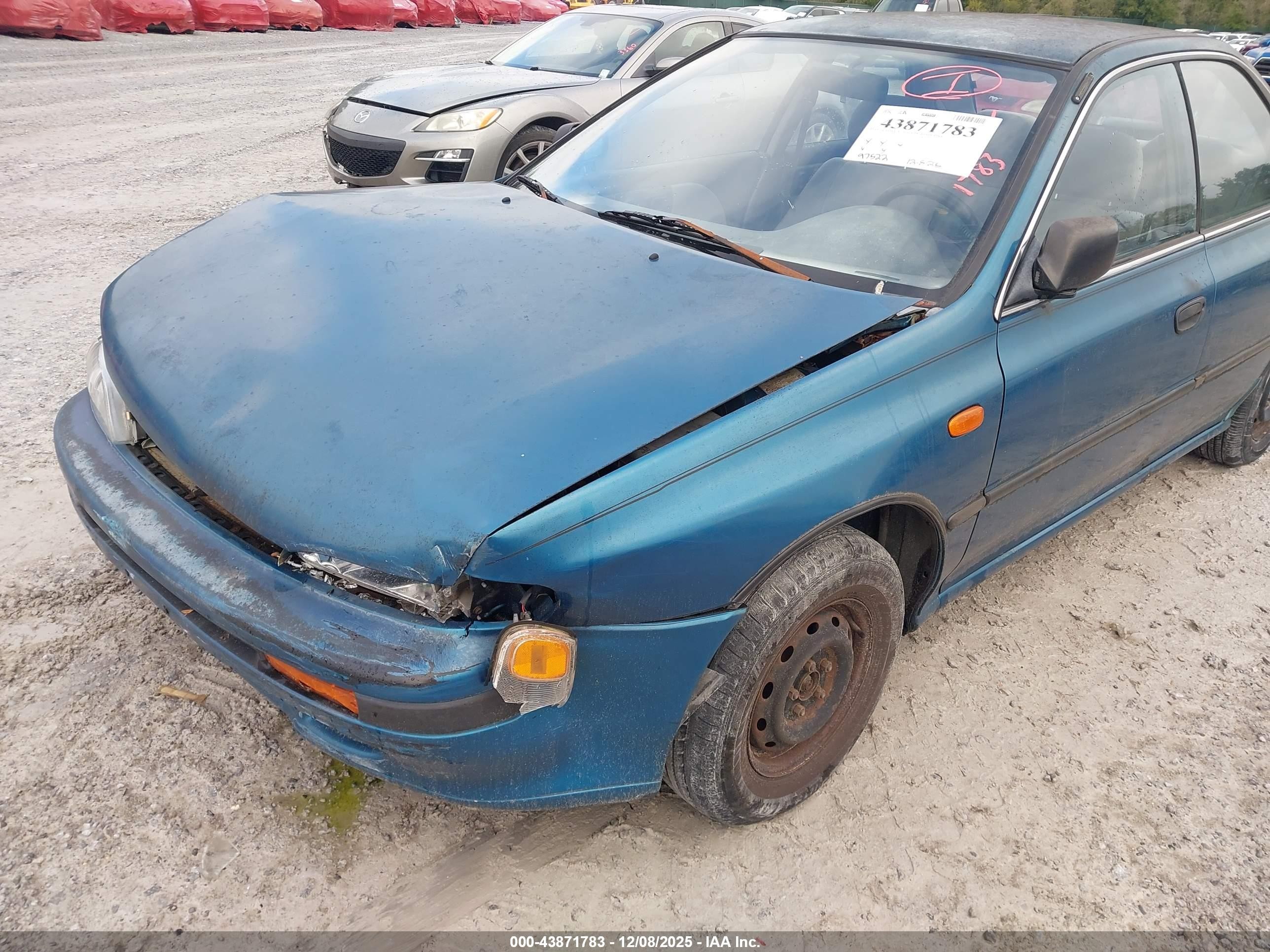 1993 Subaru Impreza L Plus Blue vin: JF1GC2449PK523665