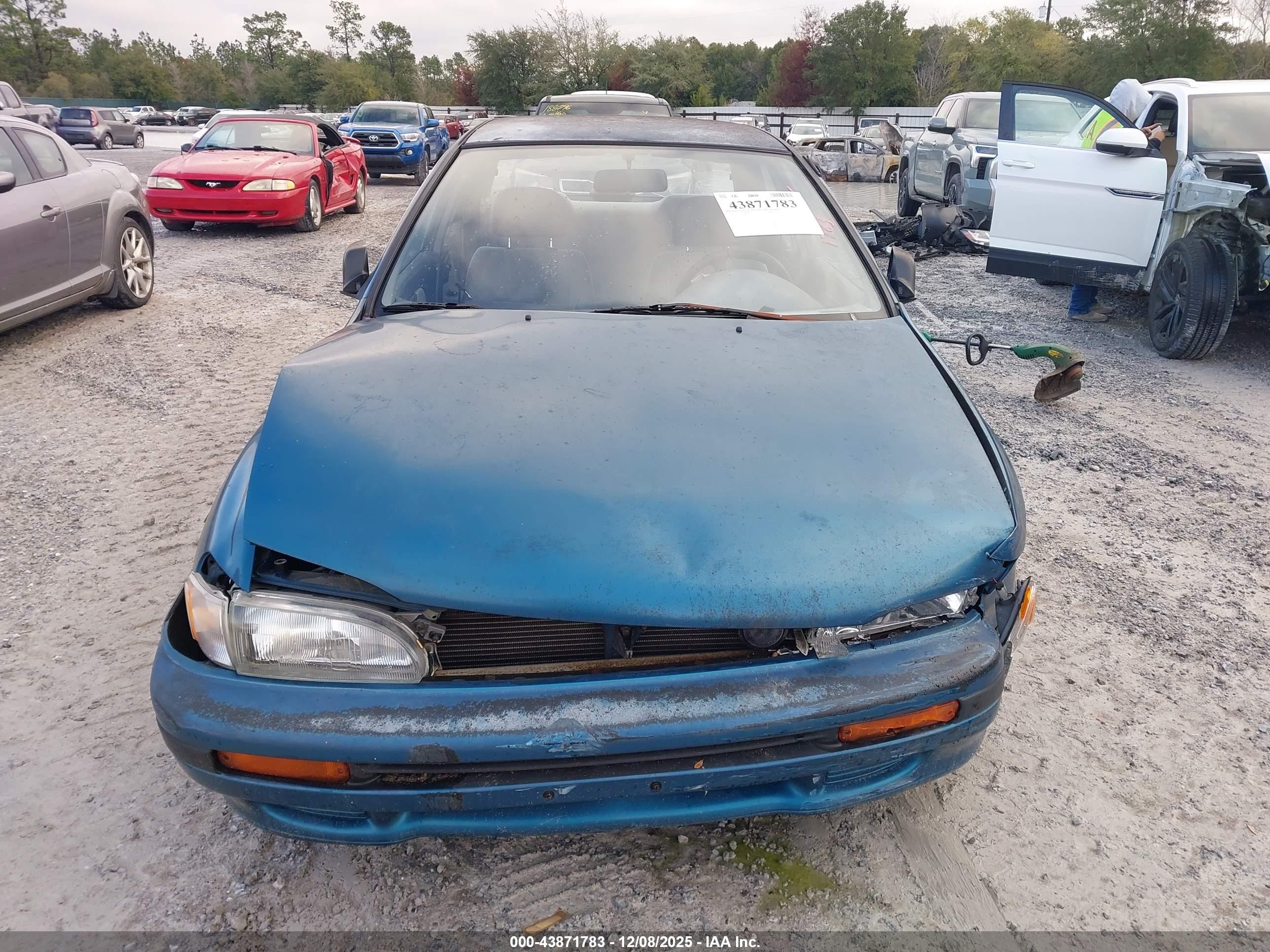 1993 Subaru Impreza L Plus Blue vin: JF1GC2449PK523665