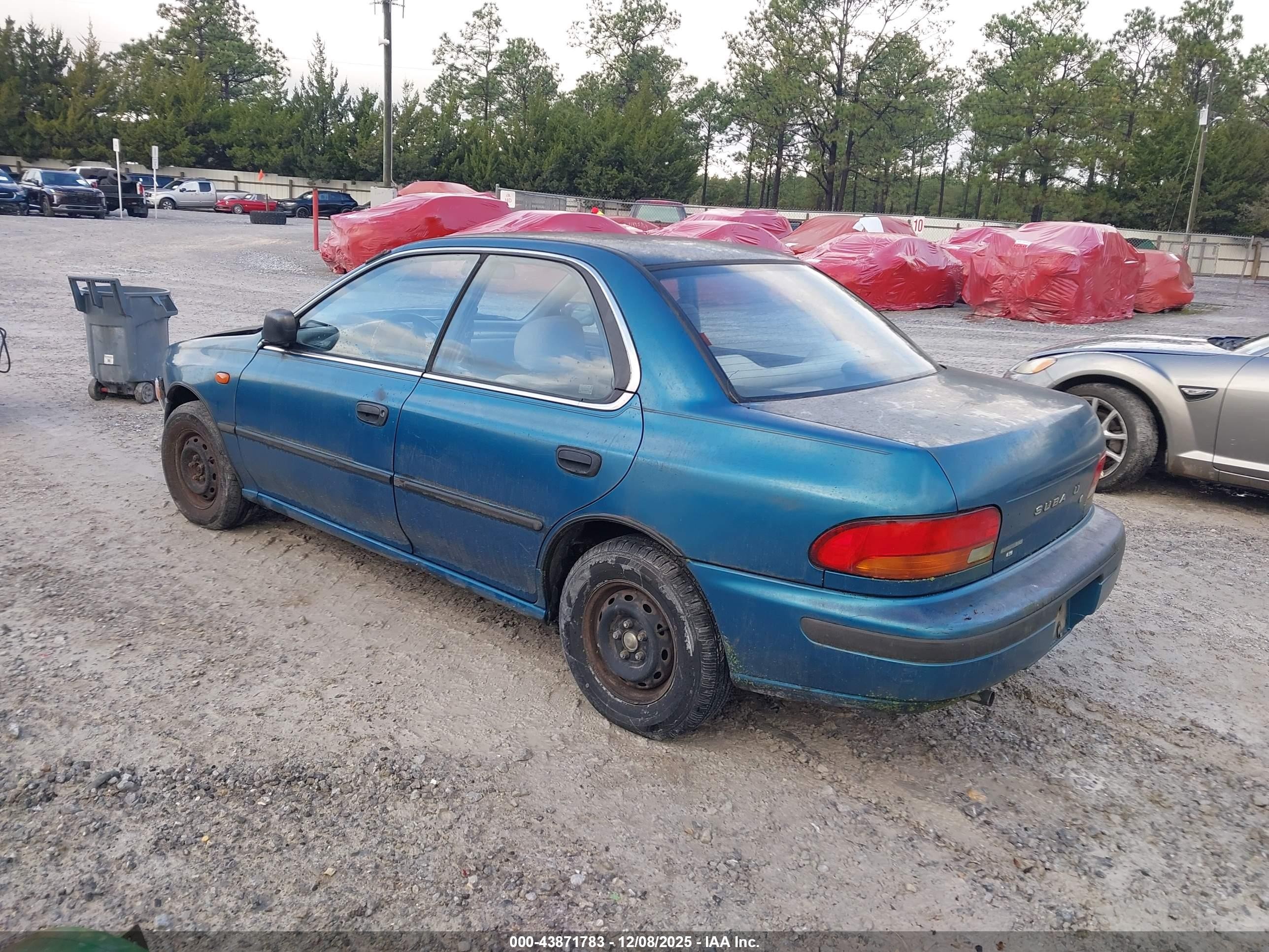 1993 Subaru Impreza L Plus Blue vin: JF1GC2449PK523665