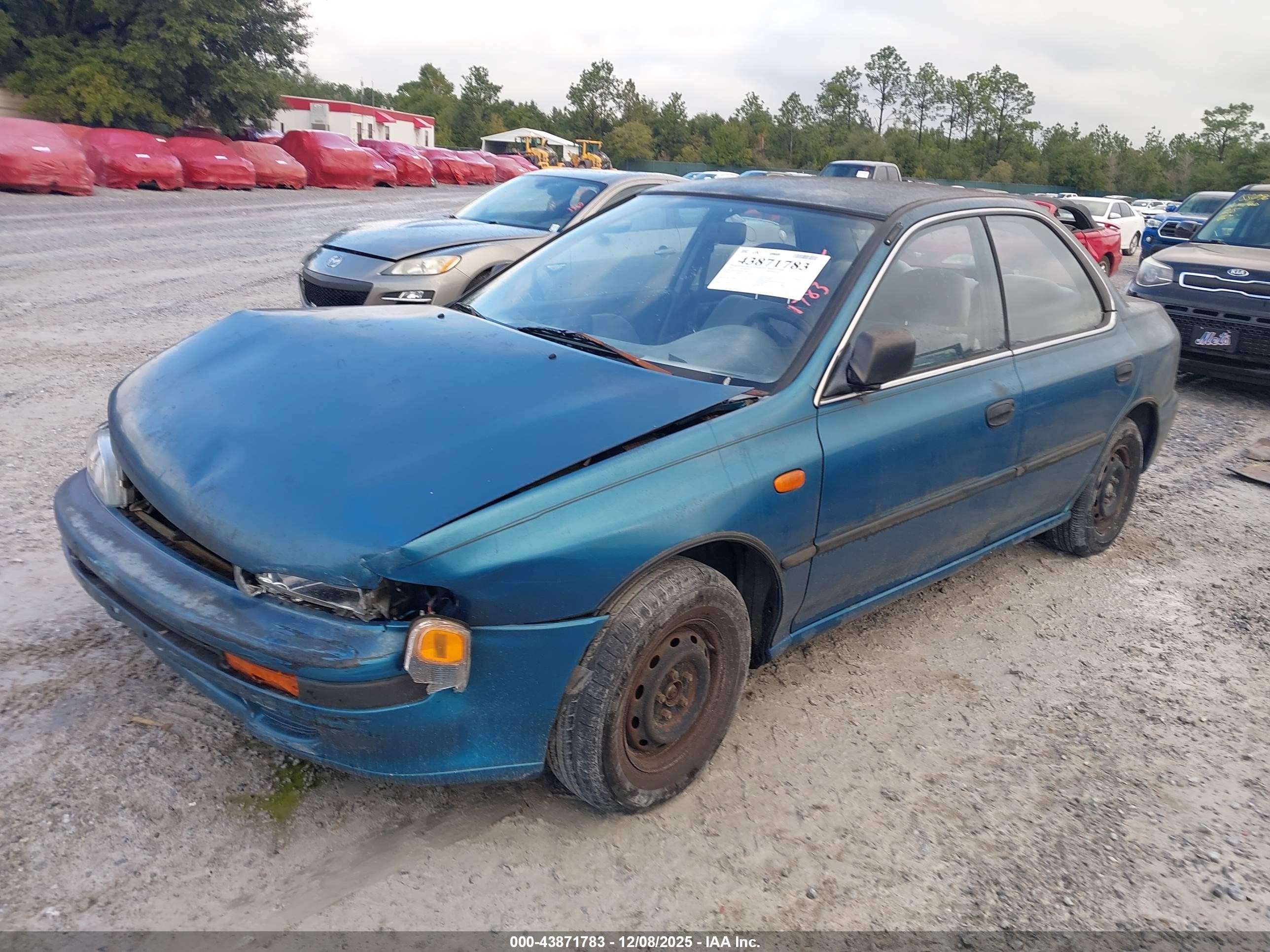 1993 Subaru Impreza L Plus Blue vin: JF1GC2449PK523665