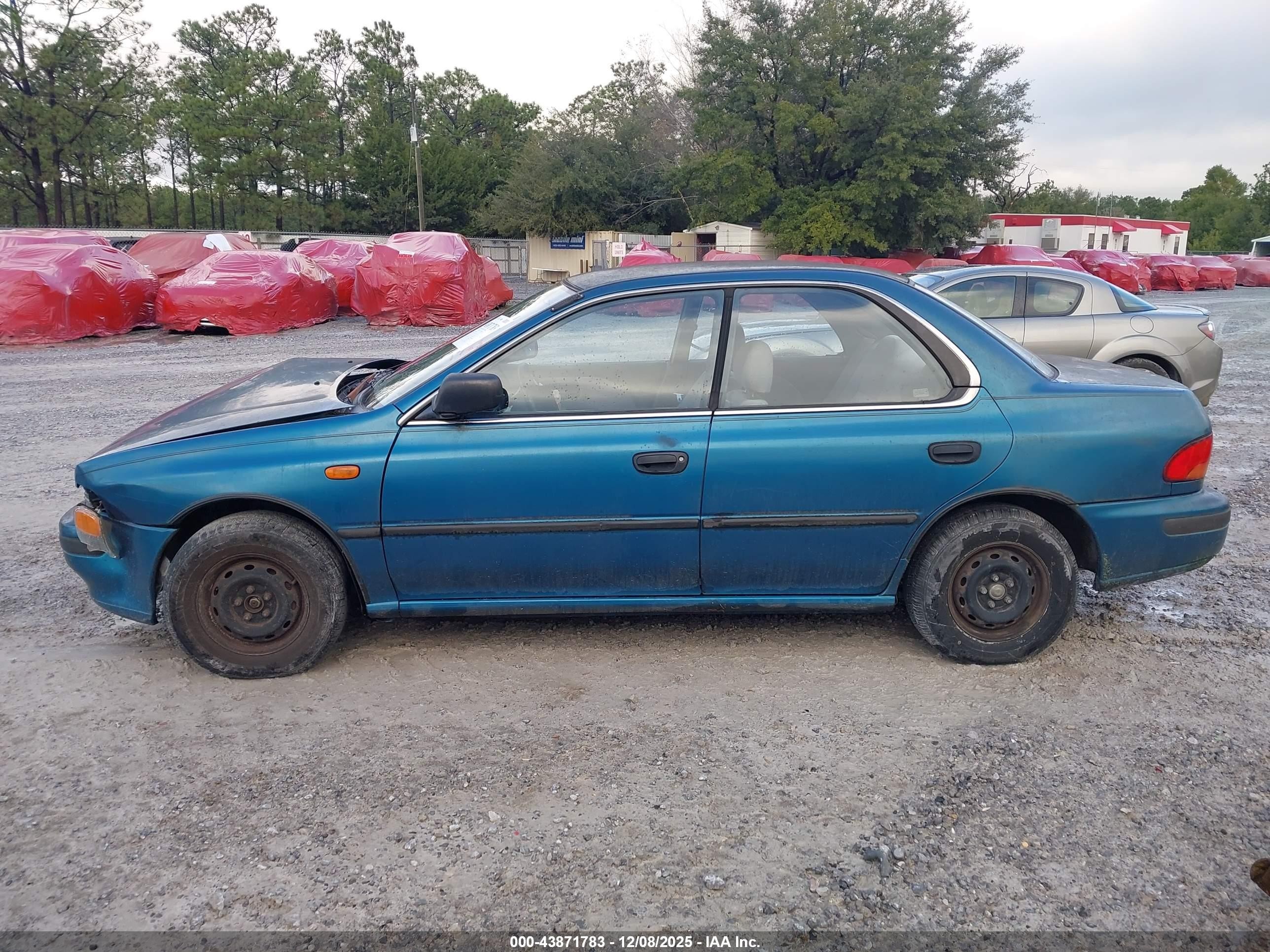 1993 Subaru Impreza L Plus Blue vin: JF1GC2449PK523665