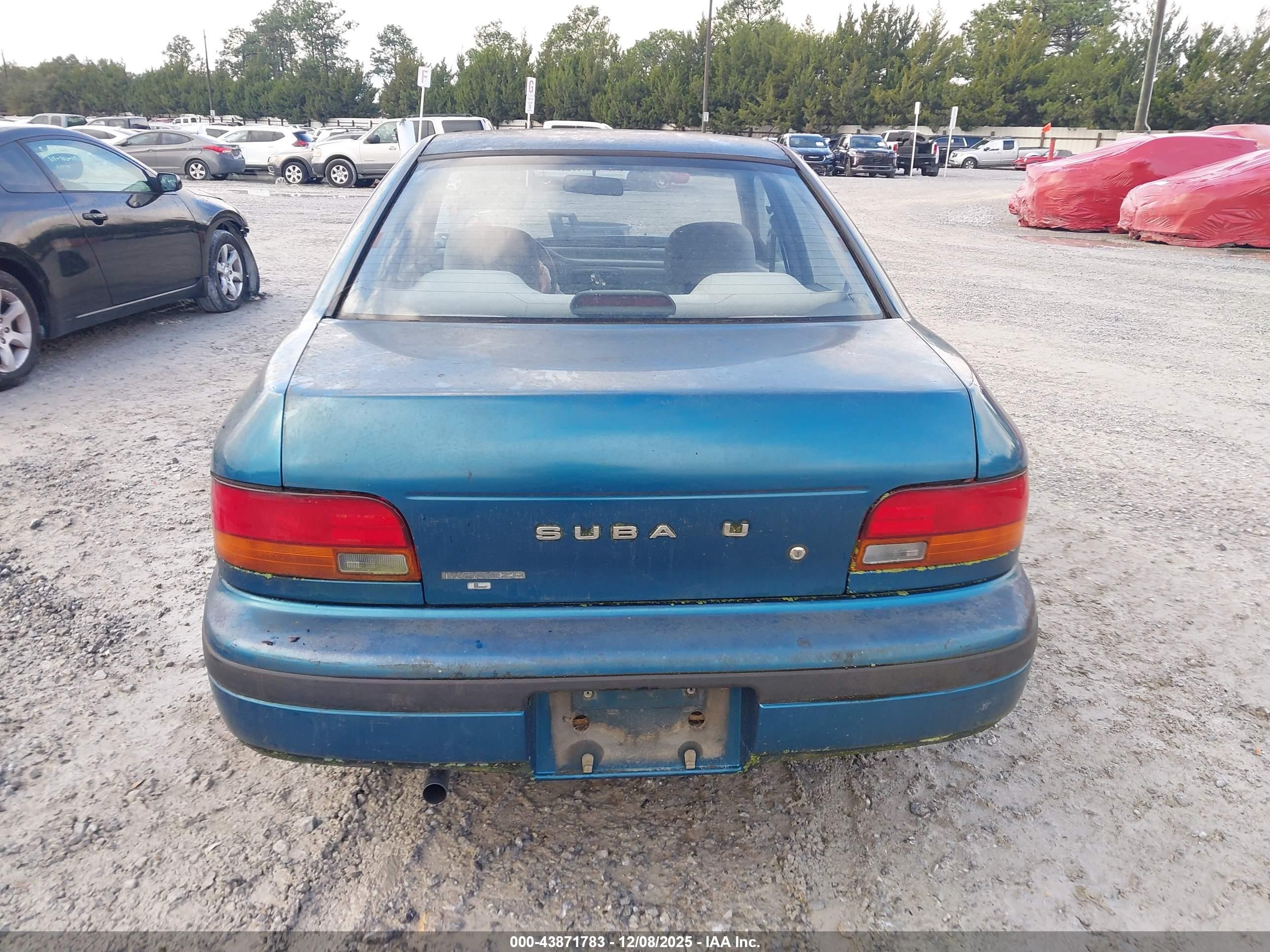 1993 Subaru Impreza L Plus Blue vin: JF1GC2449PK523665