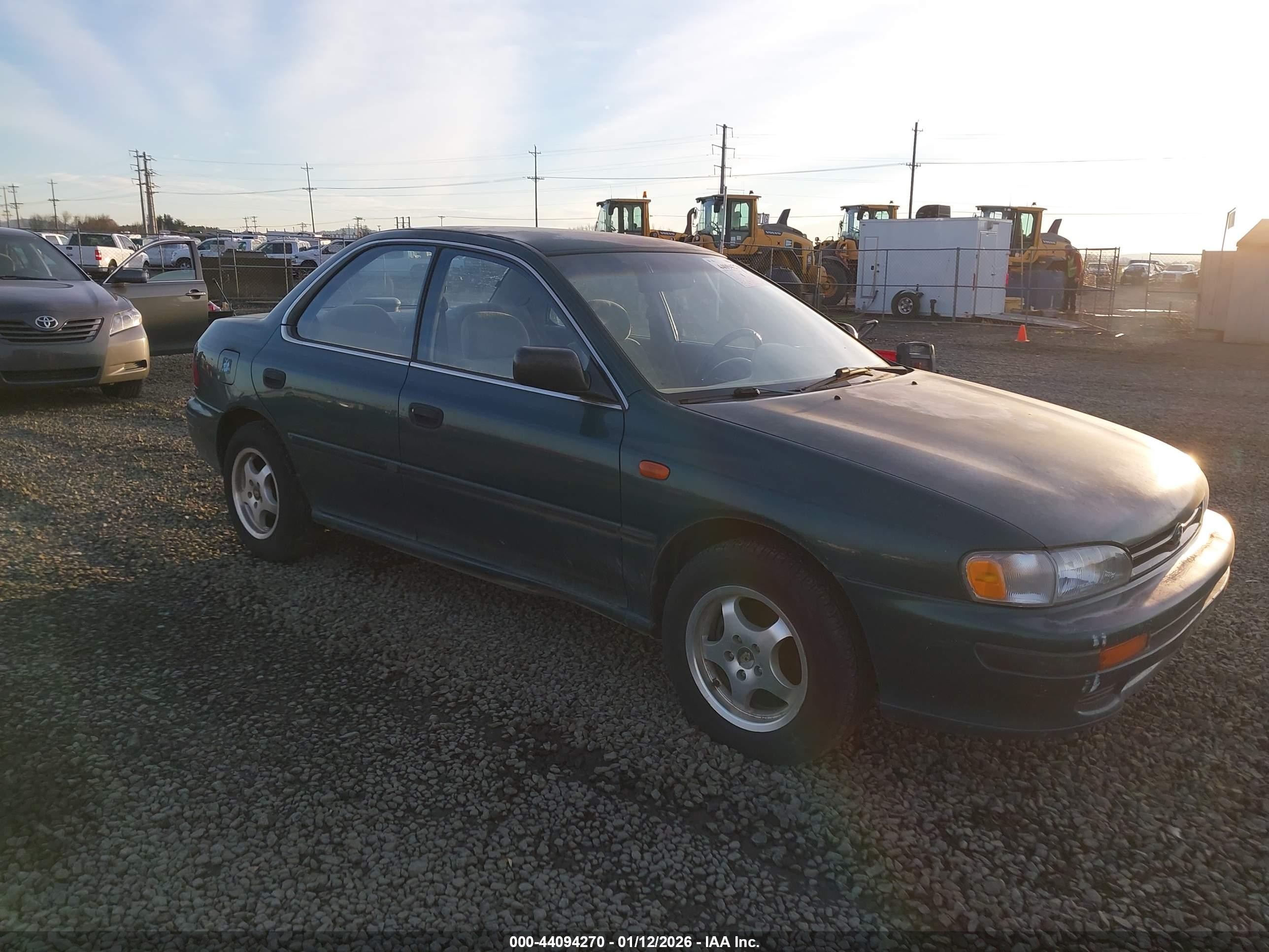 1993 Subaru Impreza L Plus Green vin: JF1GC244XPH520643