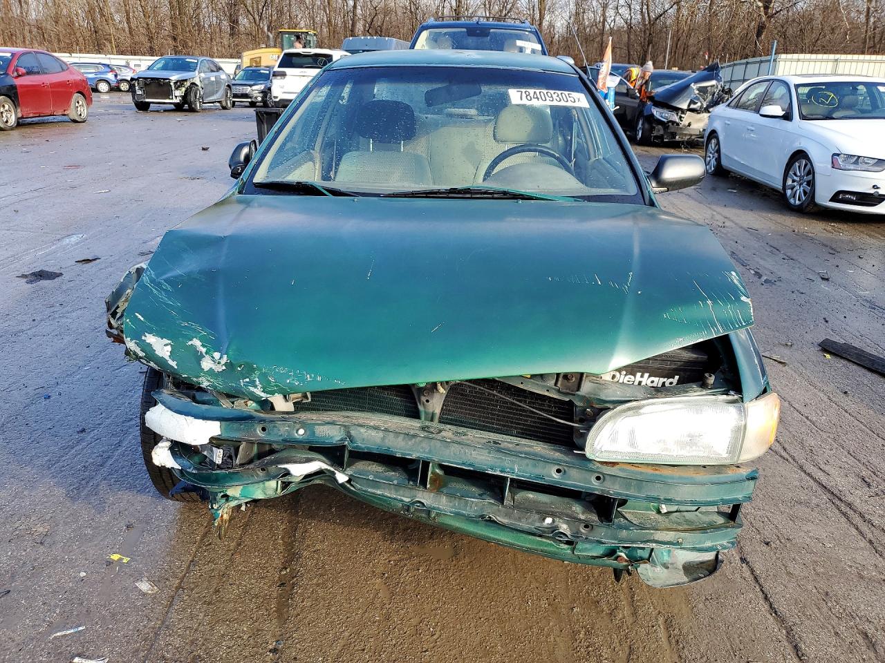 1998 Subaru Impreza L Green vin: JF1GC4351WH501368