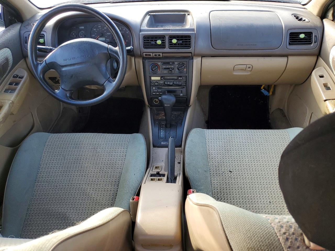 1998 Subaru Impreza L Green vin: JF1GC4351WH501368
