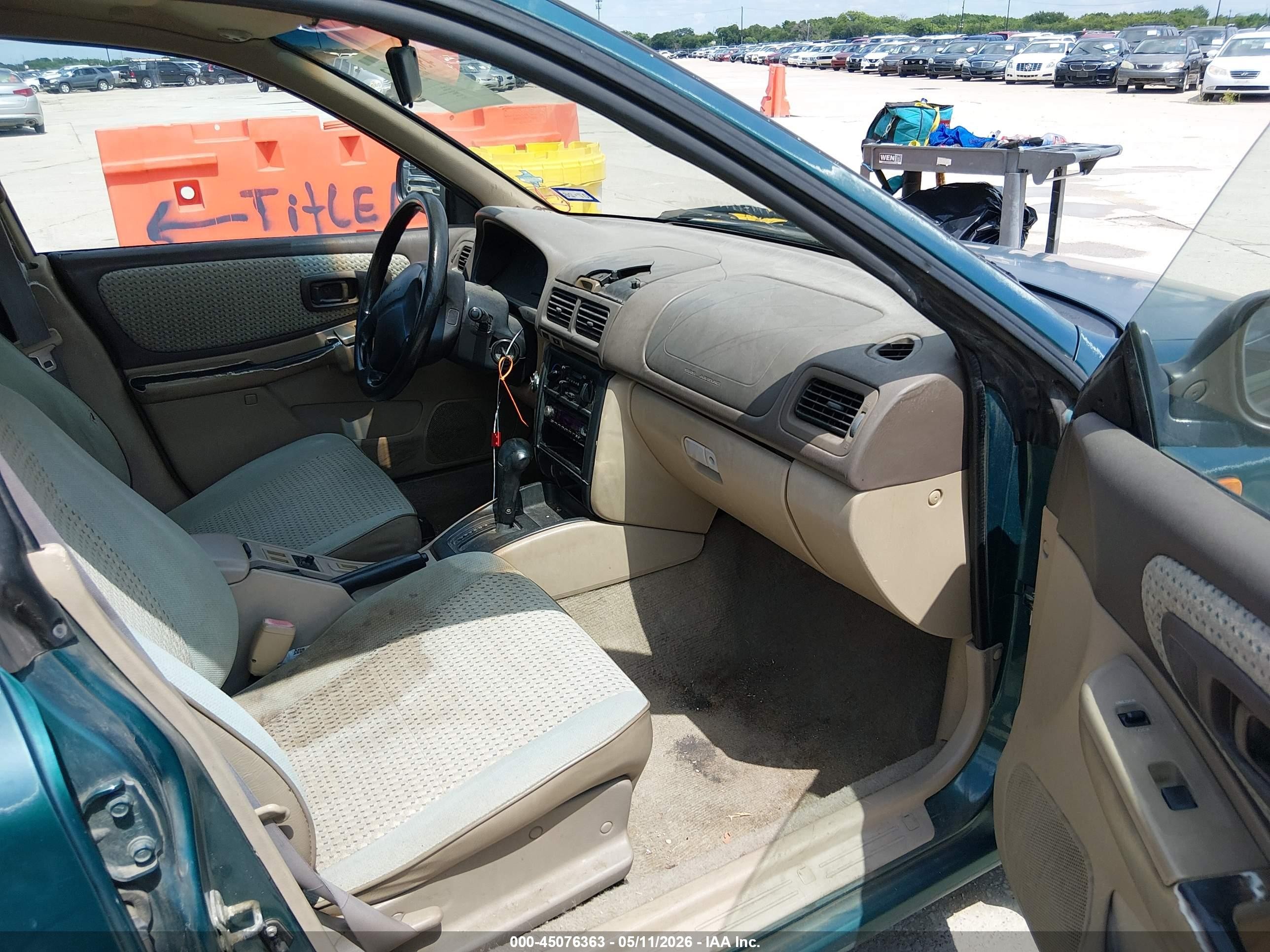 1998 Subaru Impreza L Green vin: JF1GC4355WH502801