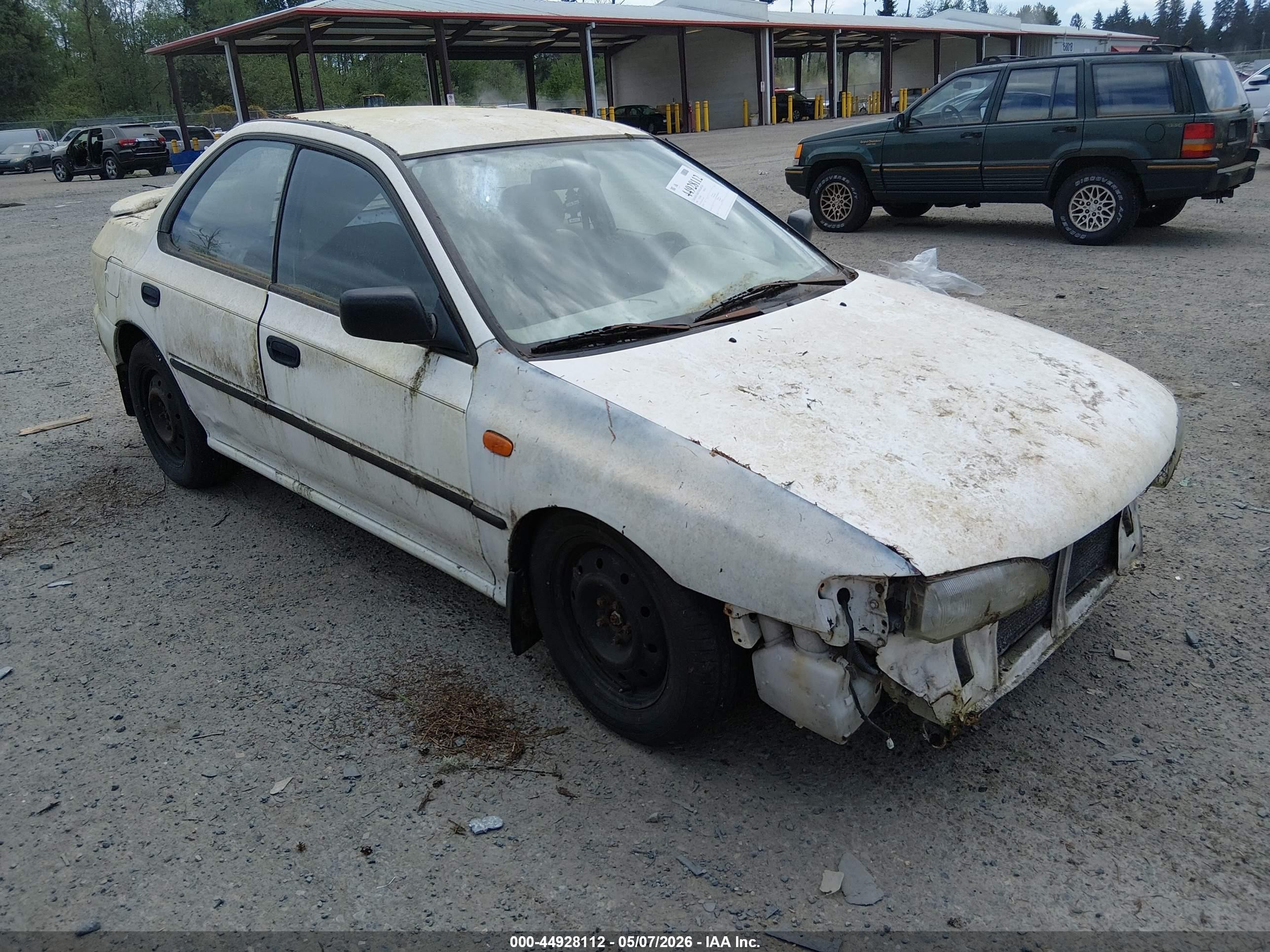 1996 Subaru Impreza L White vin: JF1GC4356TH511597