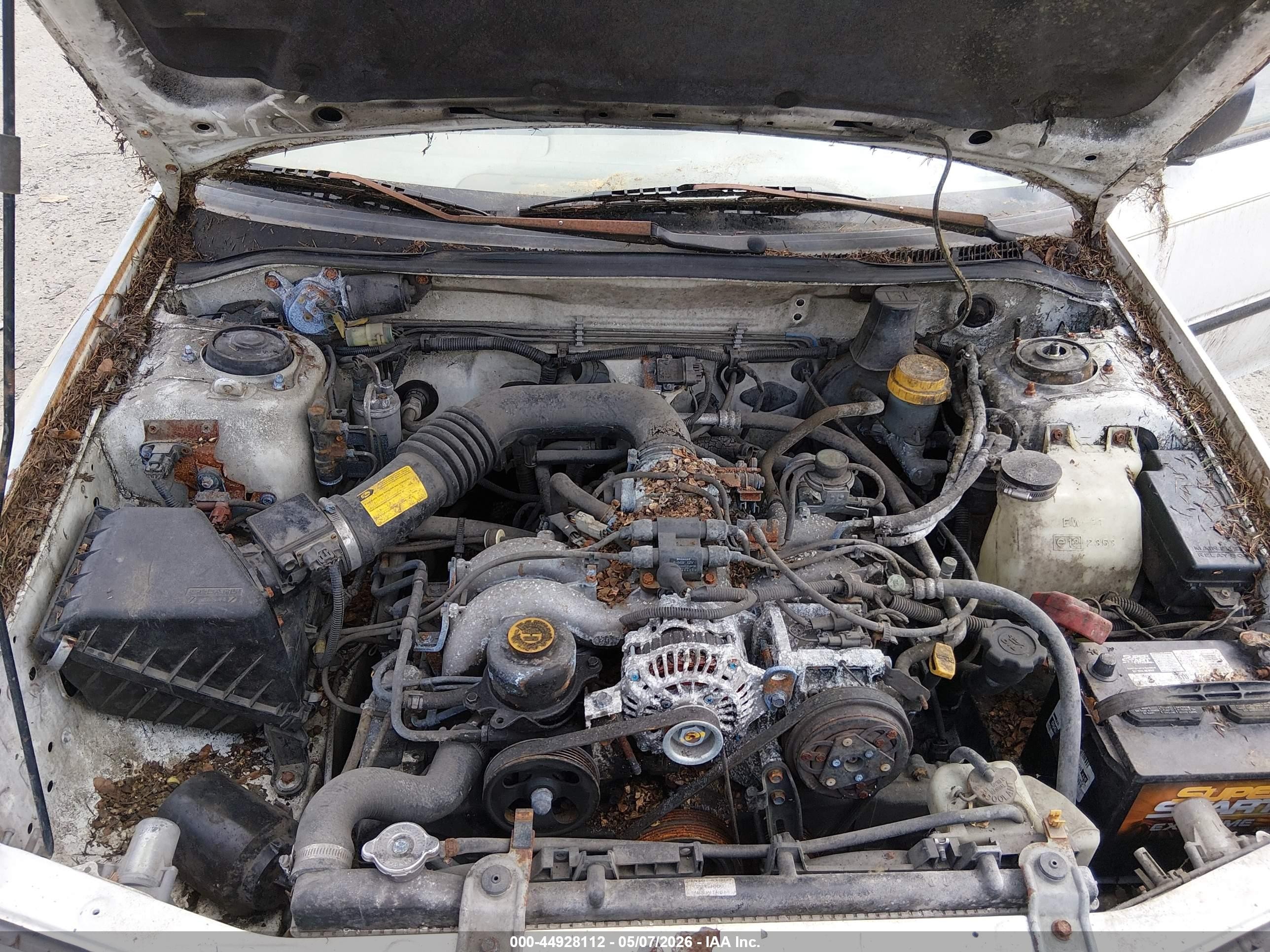 1996 Subaru Impreza L White vin: JF1GC4356TH511597