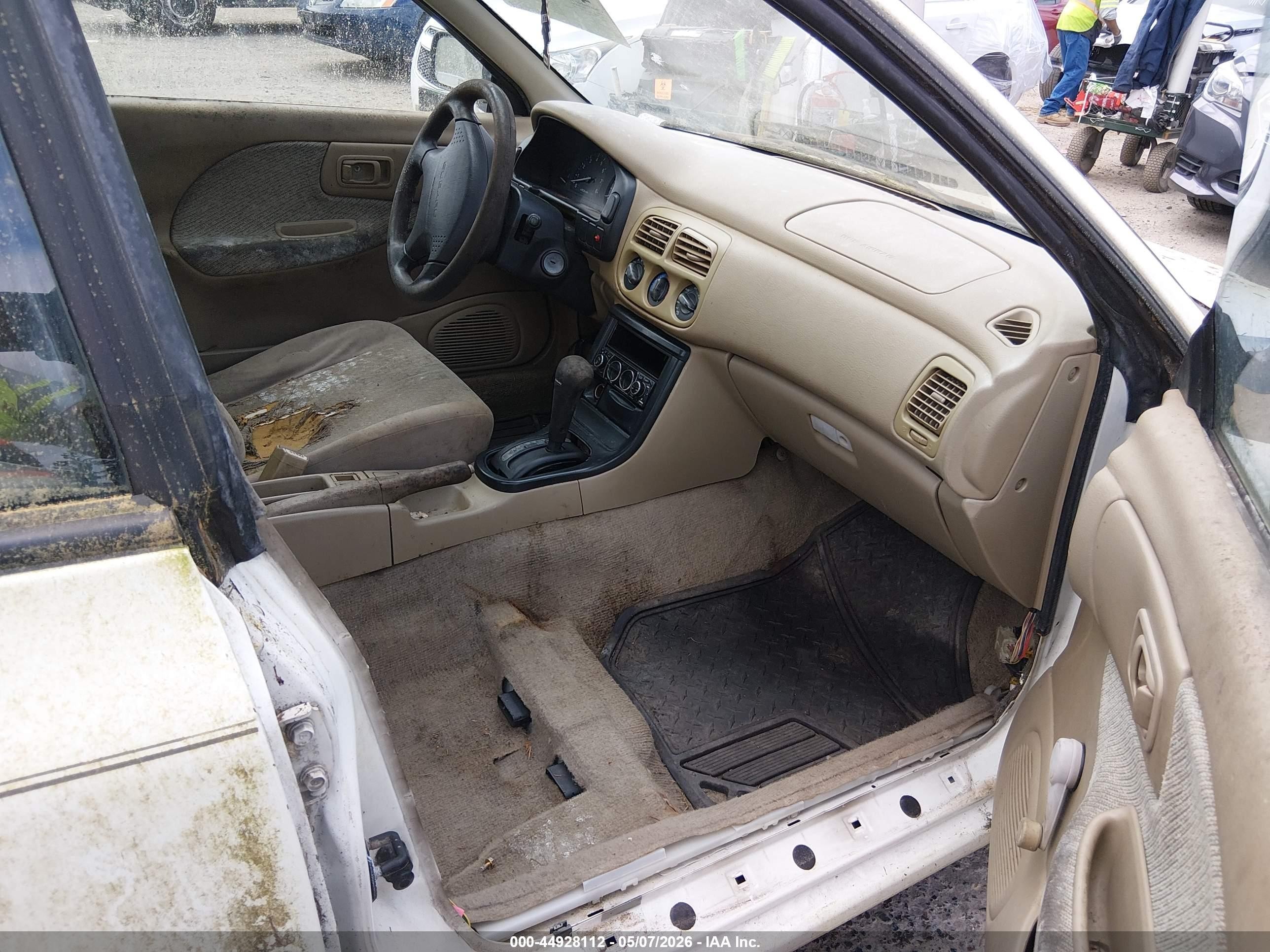 1996 Subaru Impreza L White vin: JF1GC4356TH511597