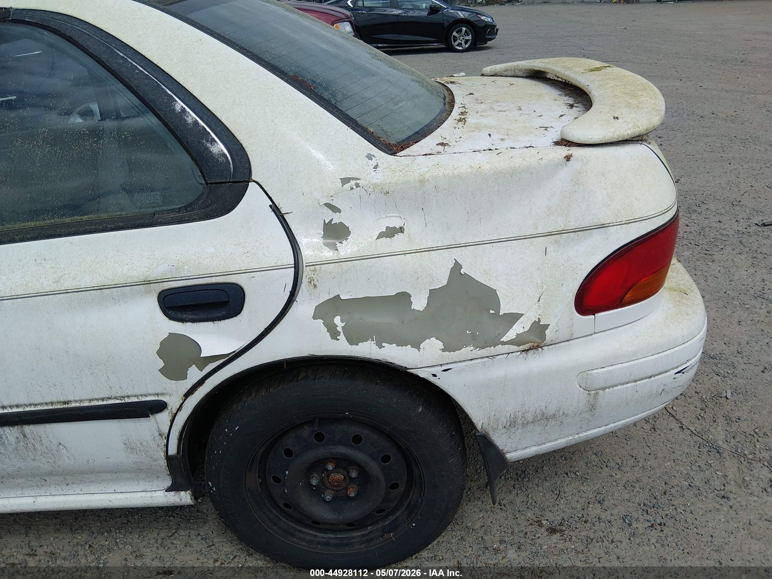 1996 Subaru Impreza L White vin: JF1GC4356TH511597