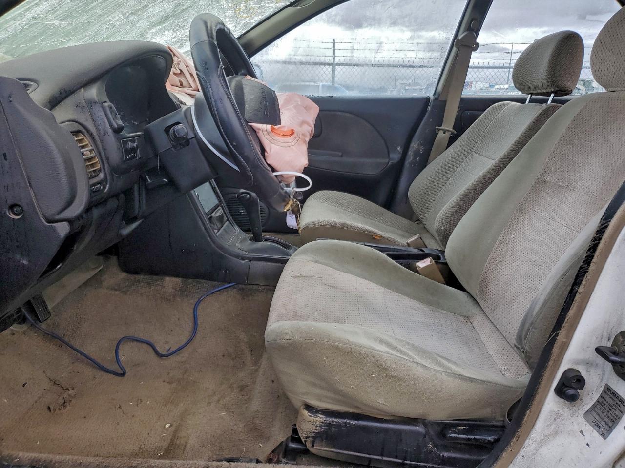 1995 Subaru Impreza L White vin: JF1GC6355SH517899