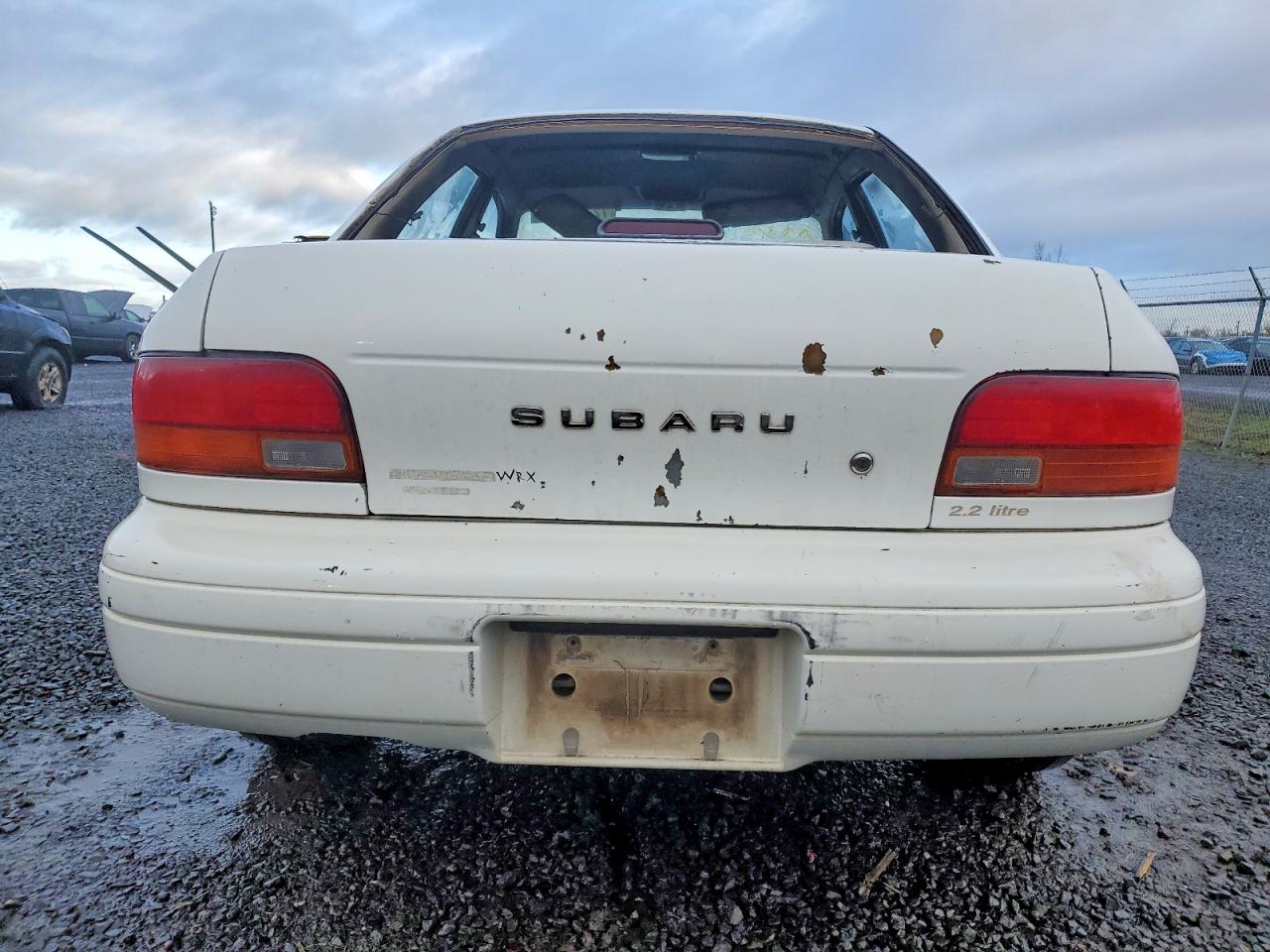 1995 Subaru Impreza L White vin: JF1GC6355SH517899