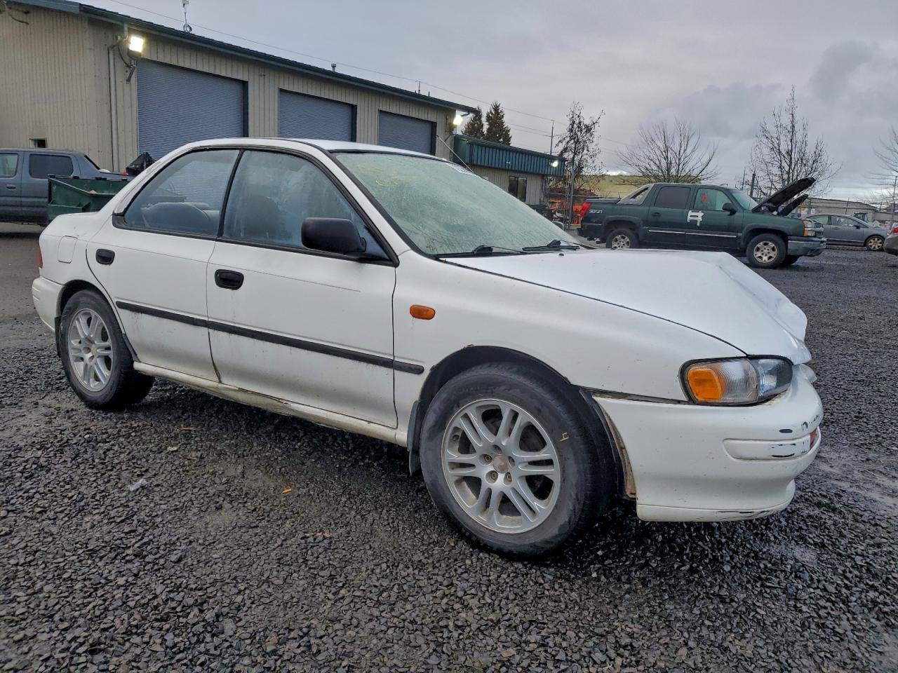 1995 Subaru Impreza L White vin: JF1GC6355SH517899