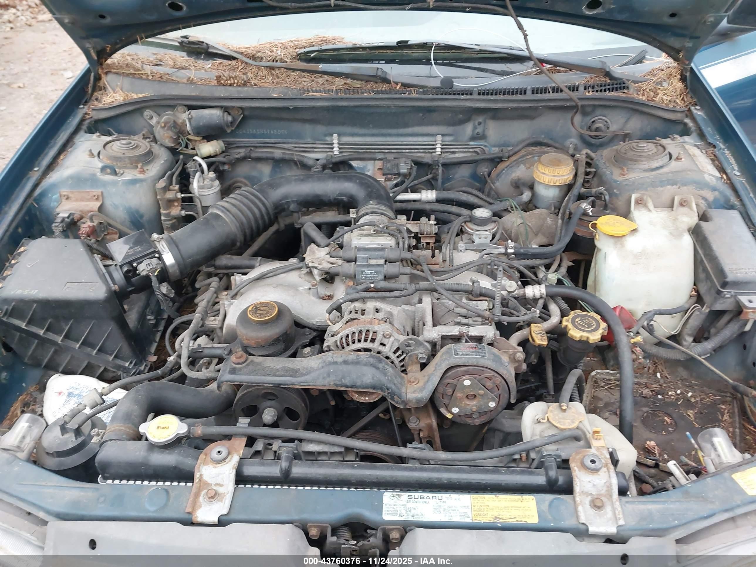 1995 Subaru Impreza L Blue vin: JF1GC6356SH514509