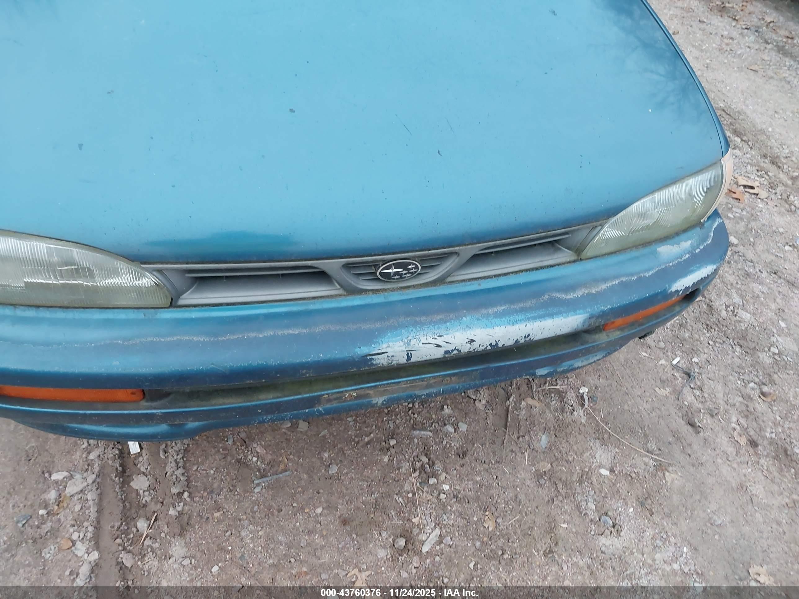 1995 Subaru Impreza L Blue vin: JF1GC6356SH514509