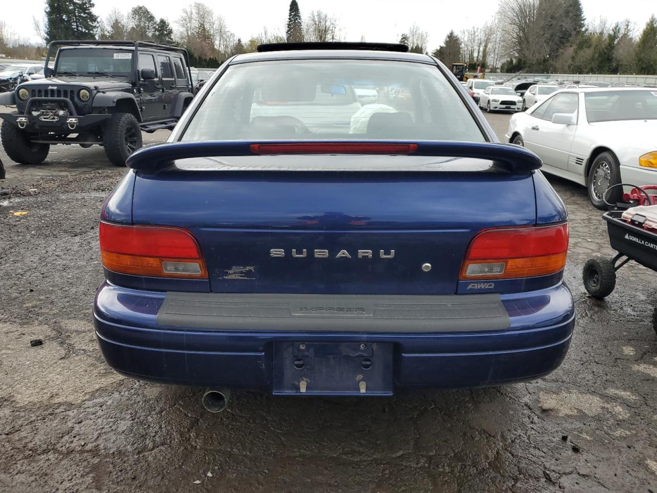 2001 Subaru Impreza Rs Синий vin: JF1GC67501H502266