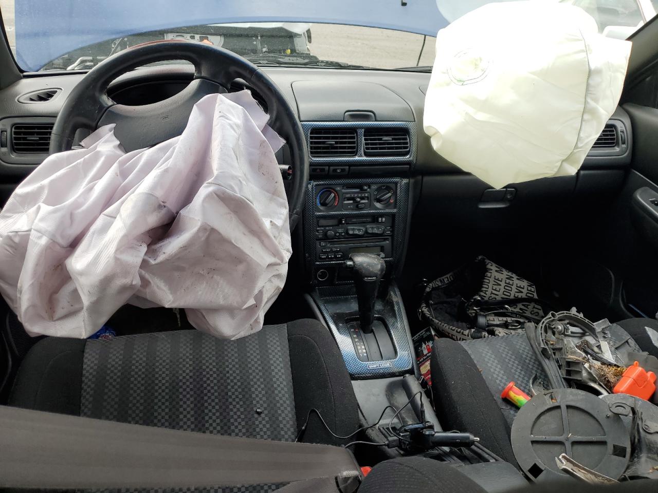 2001 Subaru Impreza Rs Синий vin: JF1GC67501H502266