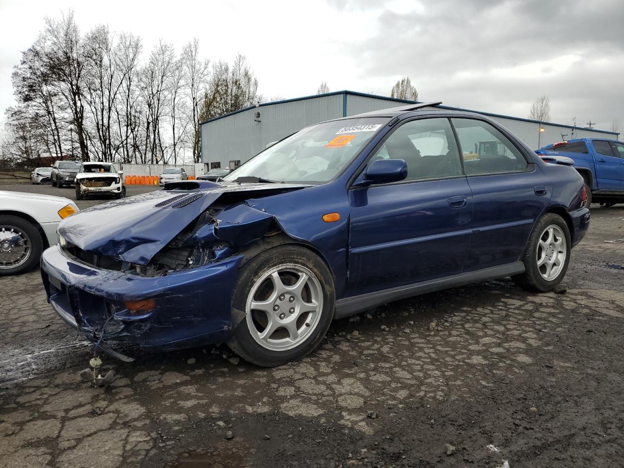 2001 Subaru Impreza Rs Blue vin: JF1GC67501H502266