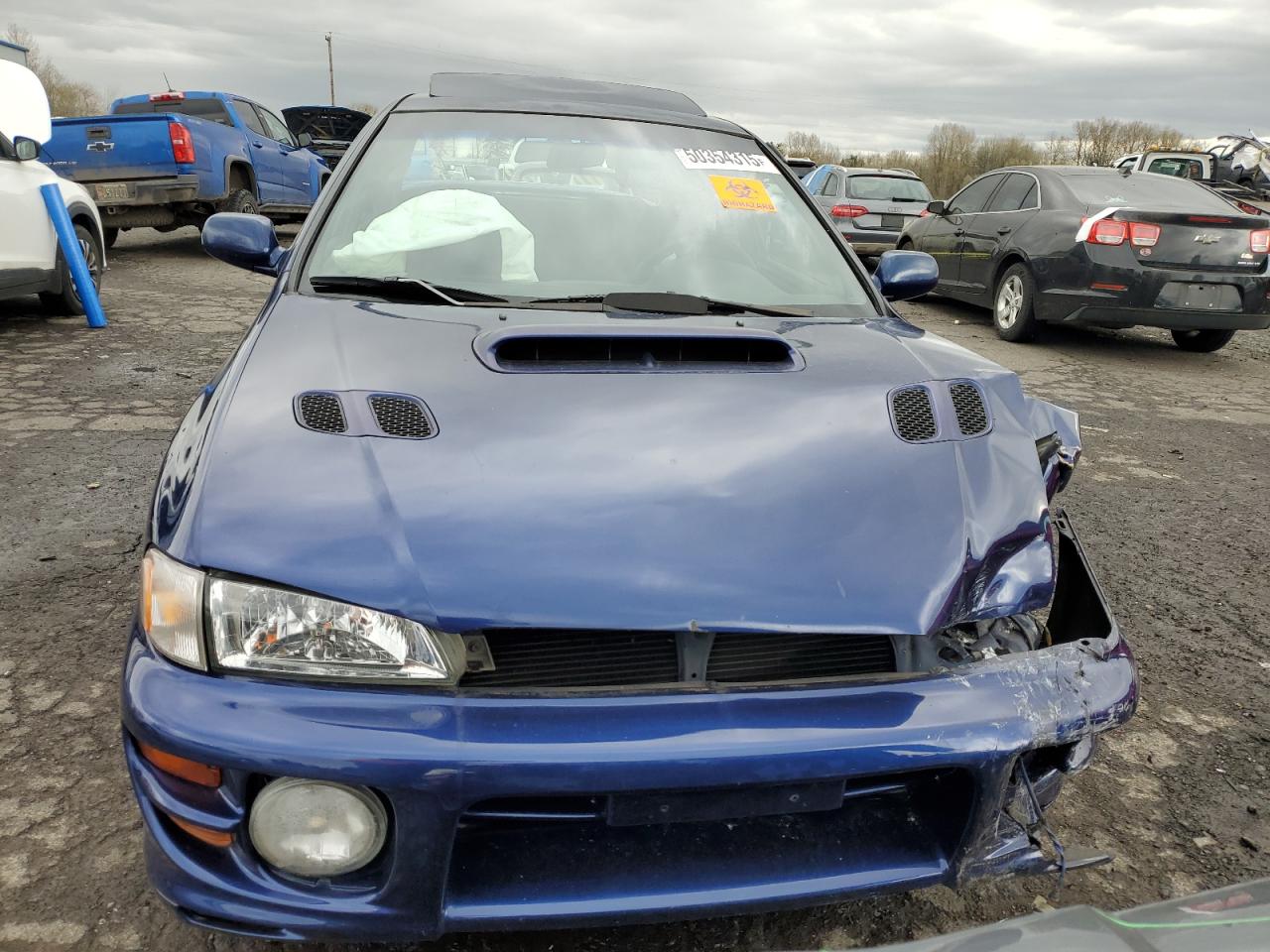 2001 Subaru Impreza Rs Синий vin: JF1GC67501H502266