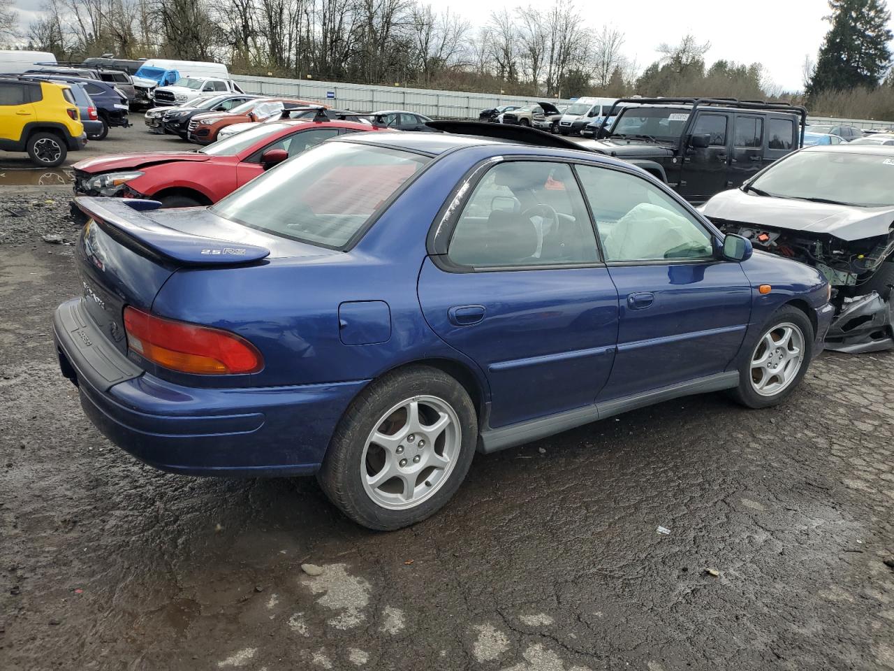 2001 Subaru Impreza Rs Синий vin: JF1GC67501H502266
