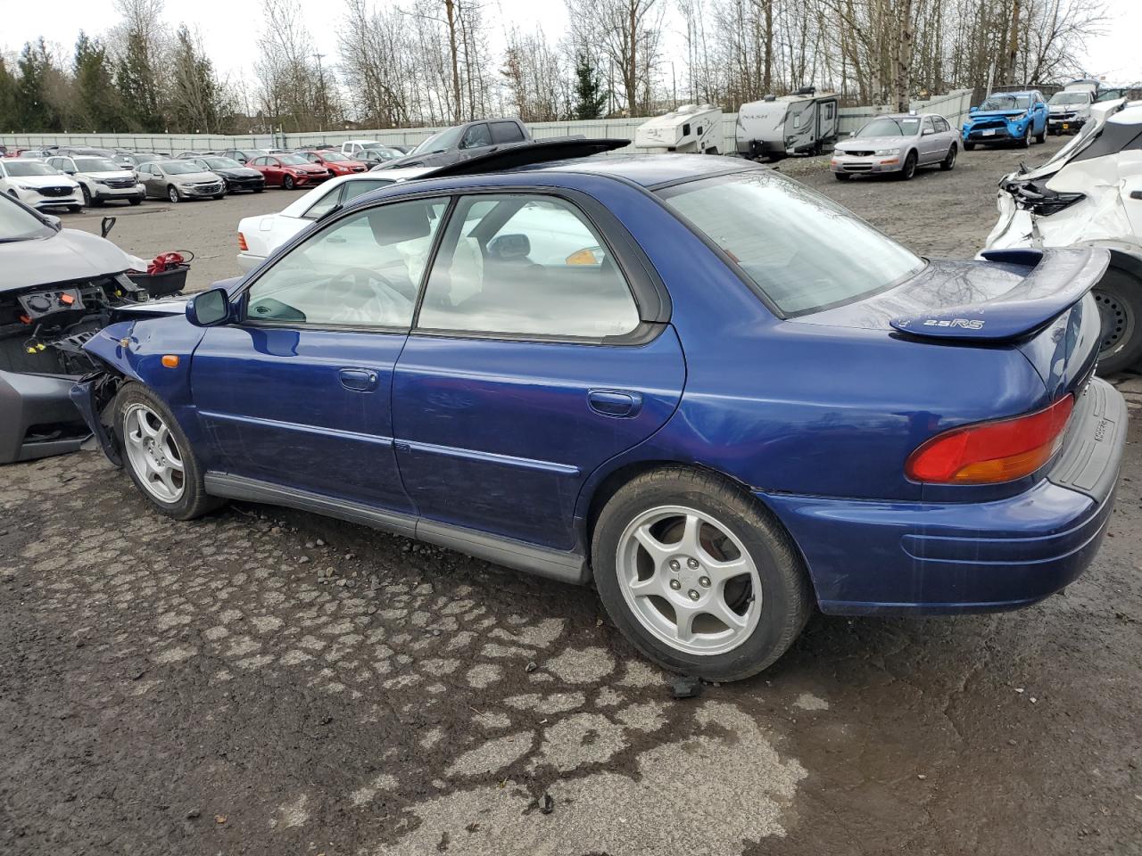 2001 Subaru Impreza Rs Синий vin: JF1GC67501H502266