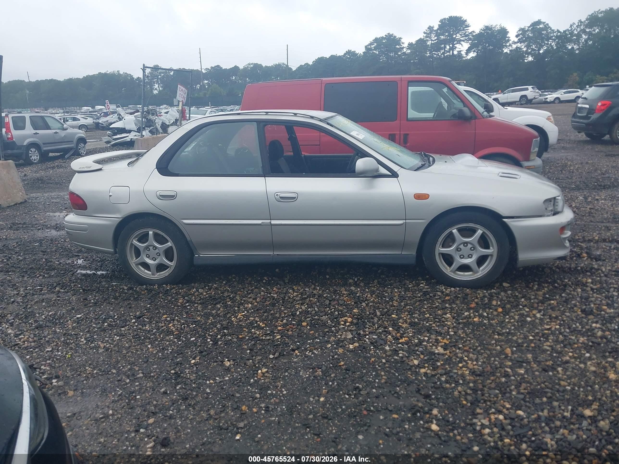 2000 Subaru Impreza 2.5rs Gray vin: JF1GC6752YG503578