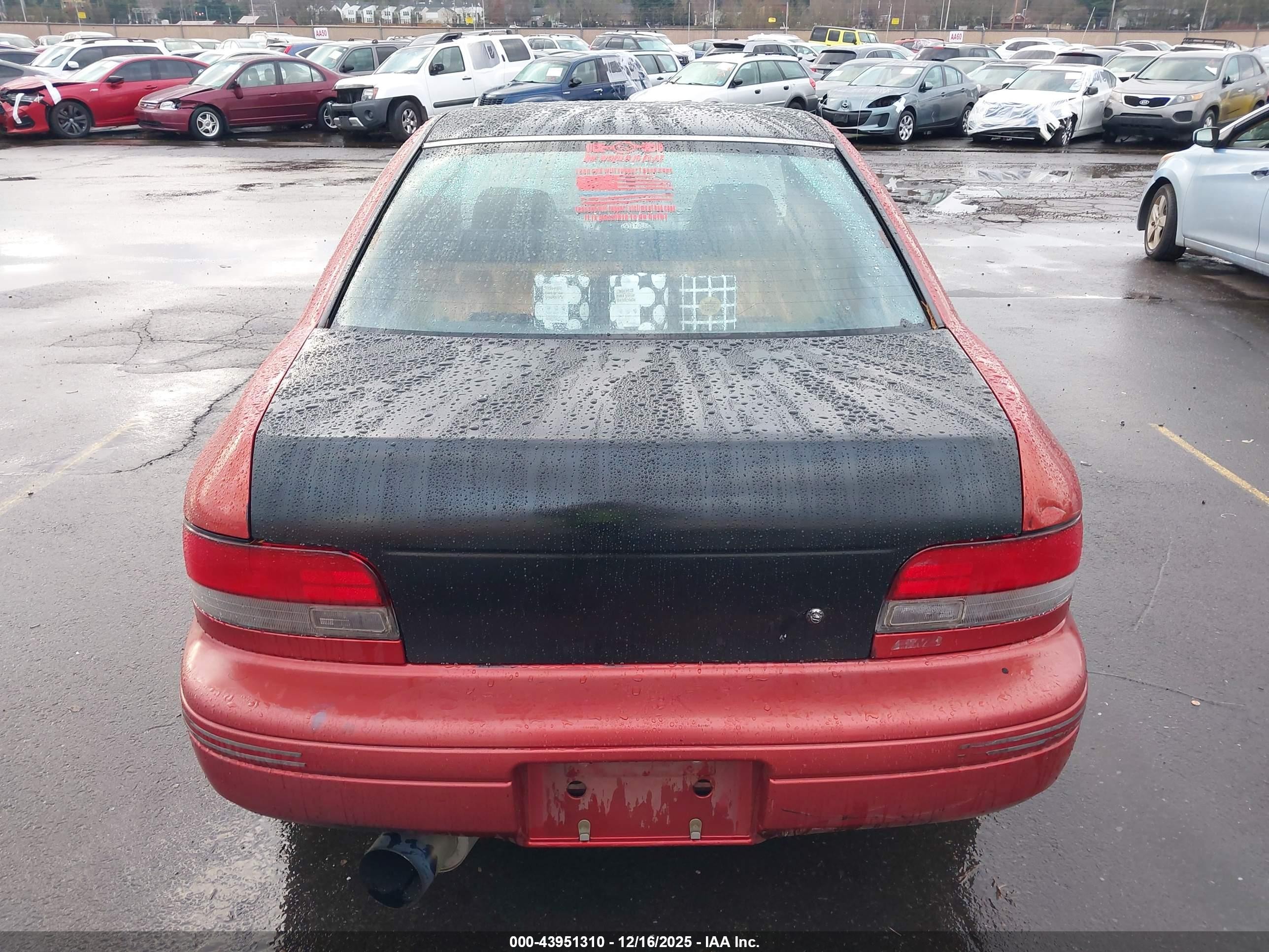 2000 Subaru Impreza 2.5rs Red vin: JF1GC6753YG503640