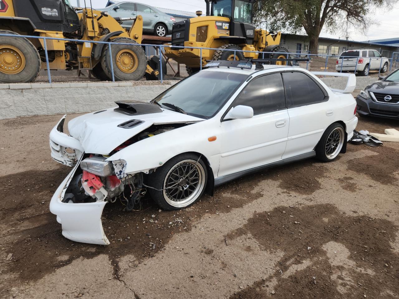 2001 Subaru Impreza Rs White vin: JF1GC67541H500844