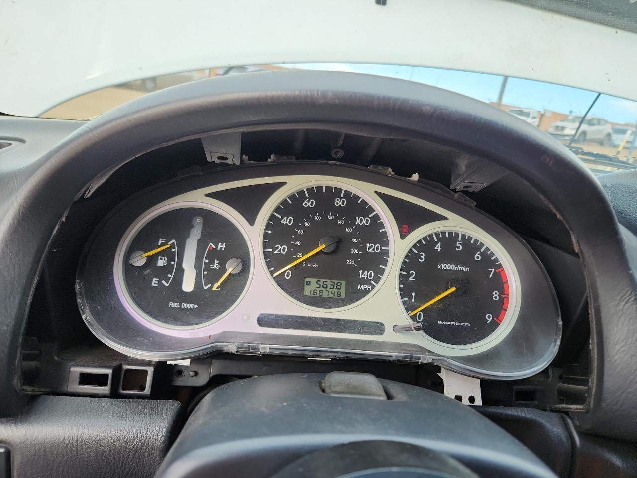 2001 Subaru Impreza Rs White vin: JF1GC67541H500844