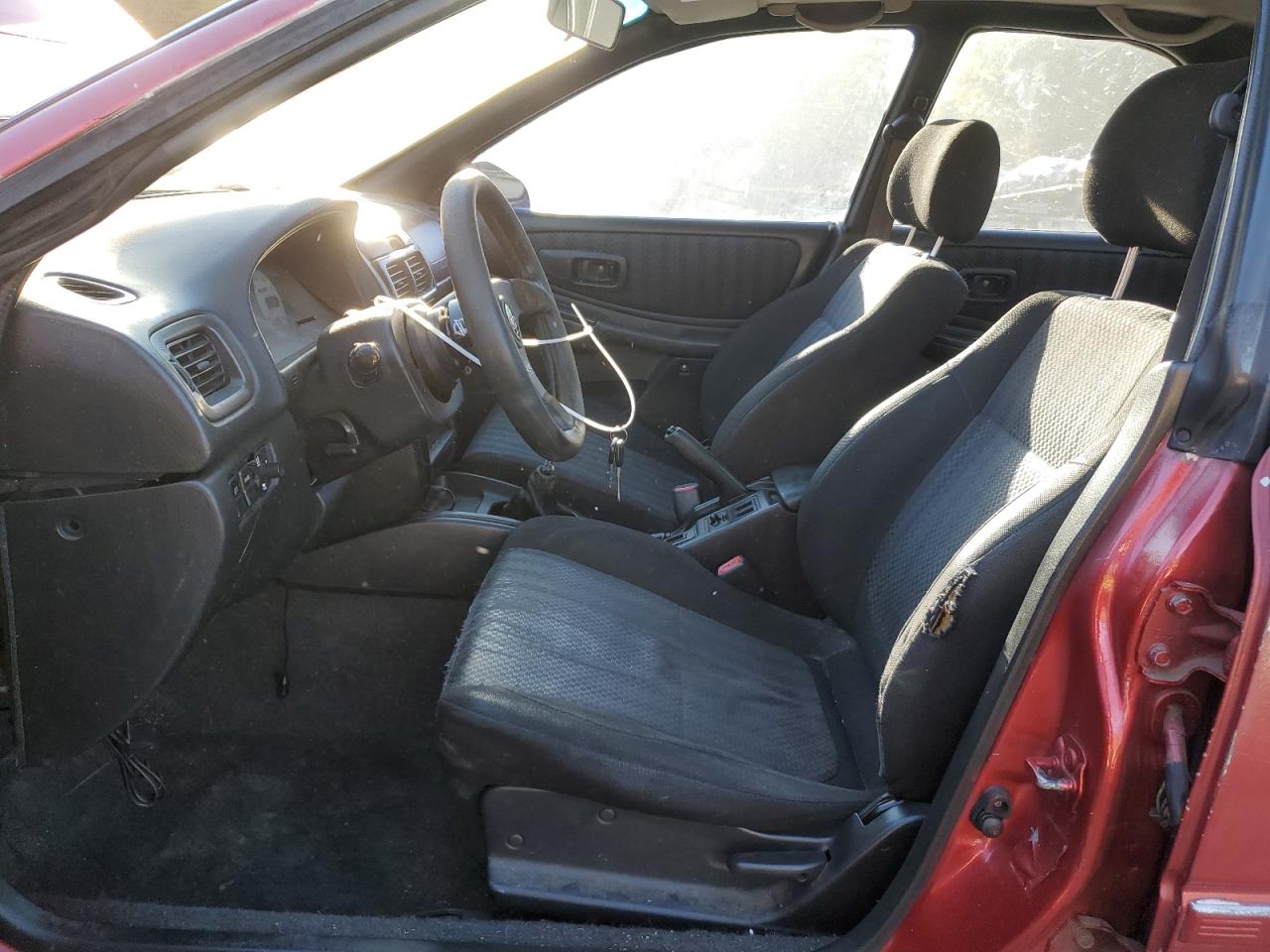 2001 Subaru Impreza Rs Red vin: JF1GC675X1H501917