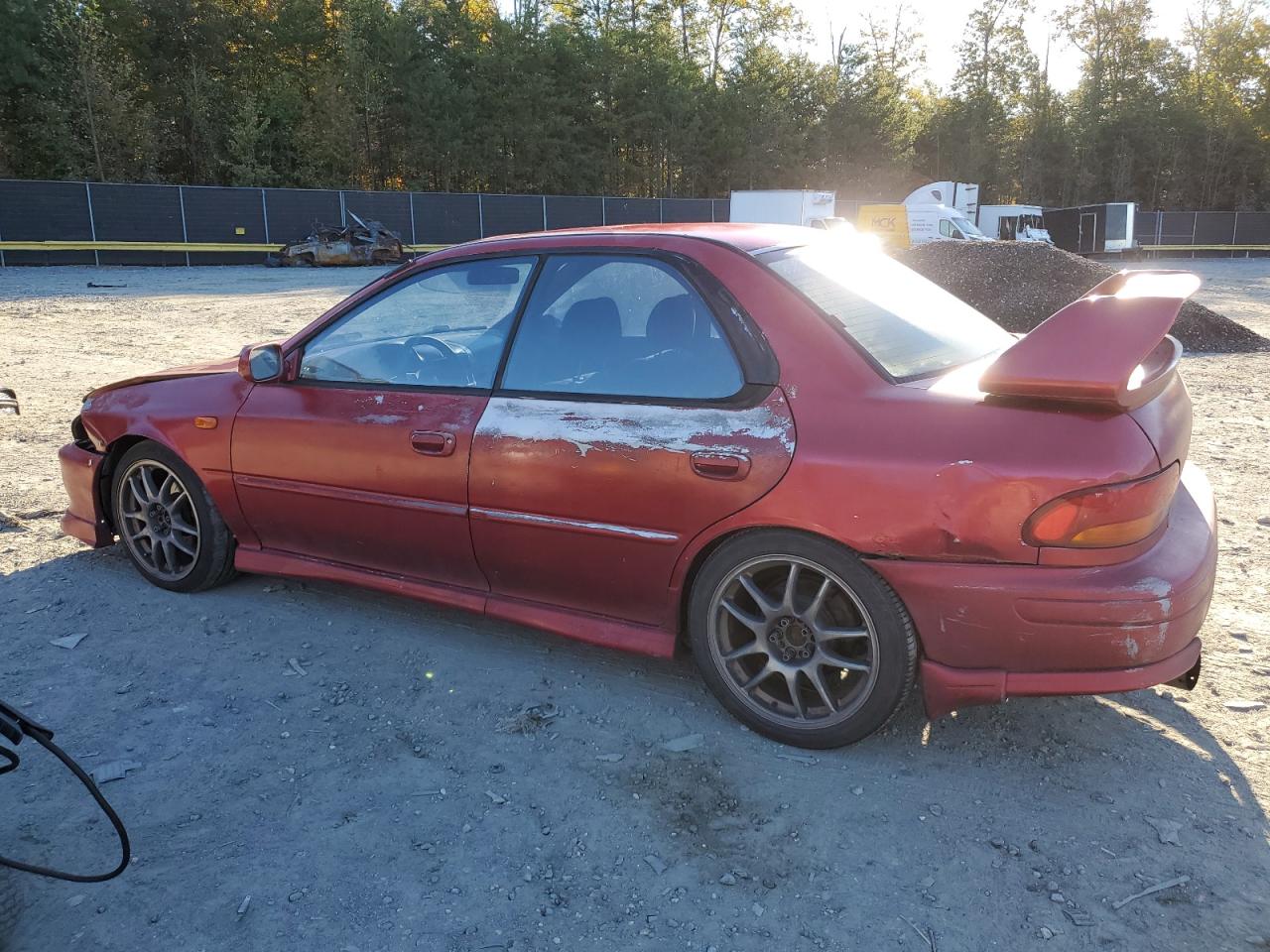 2001 Subaru Impreza Rs Red vin: JF1GC675X1H501917