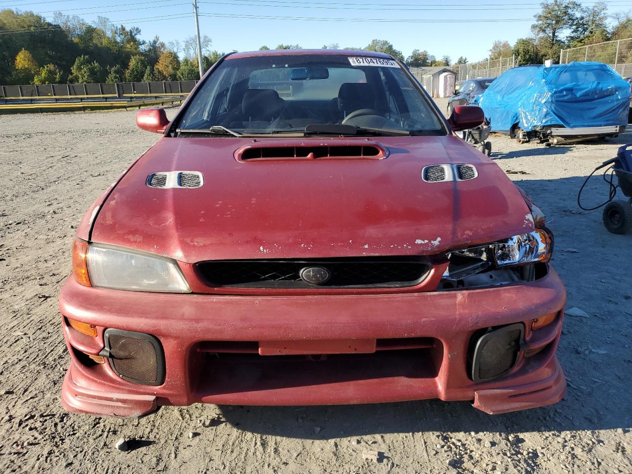 2001 Subaru Impreza Rs Red vin: JF1GC675X1H501917
