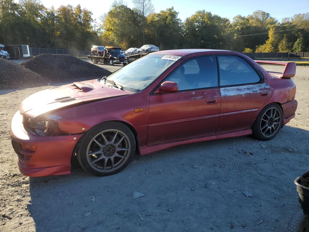 2001 Subaru Impreza Rs Red vin: JF1GC675X1H501917