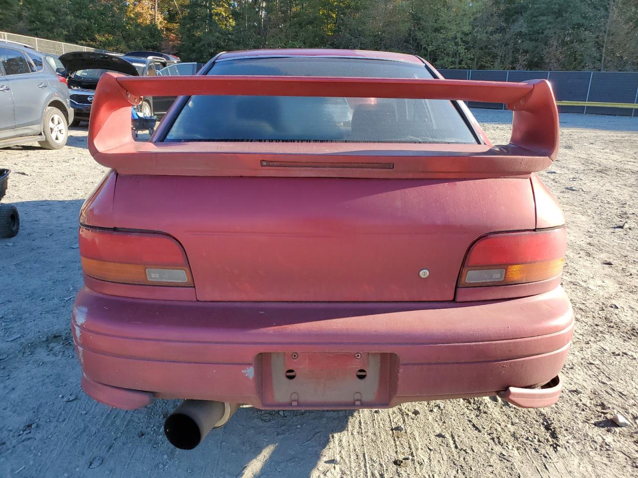2001 Subaru Impreza Rs Red vin: JF1GC675X1H501917