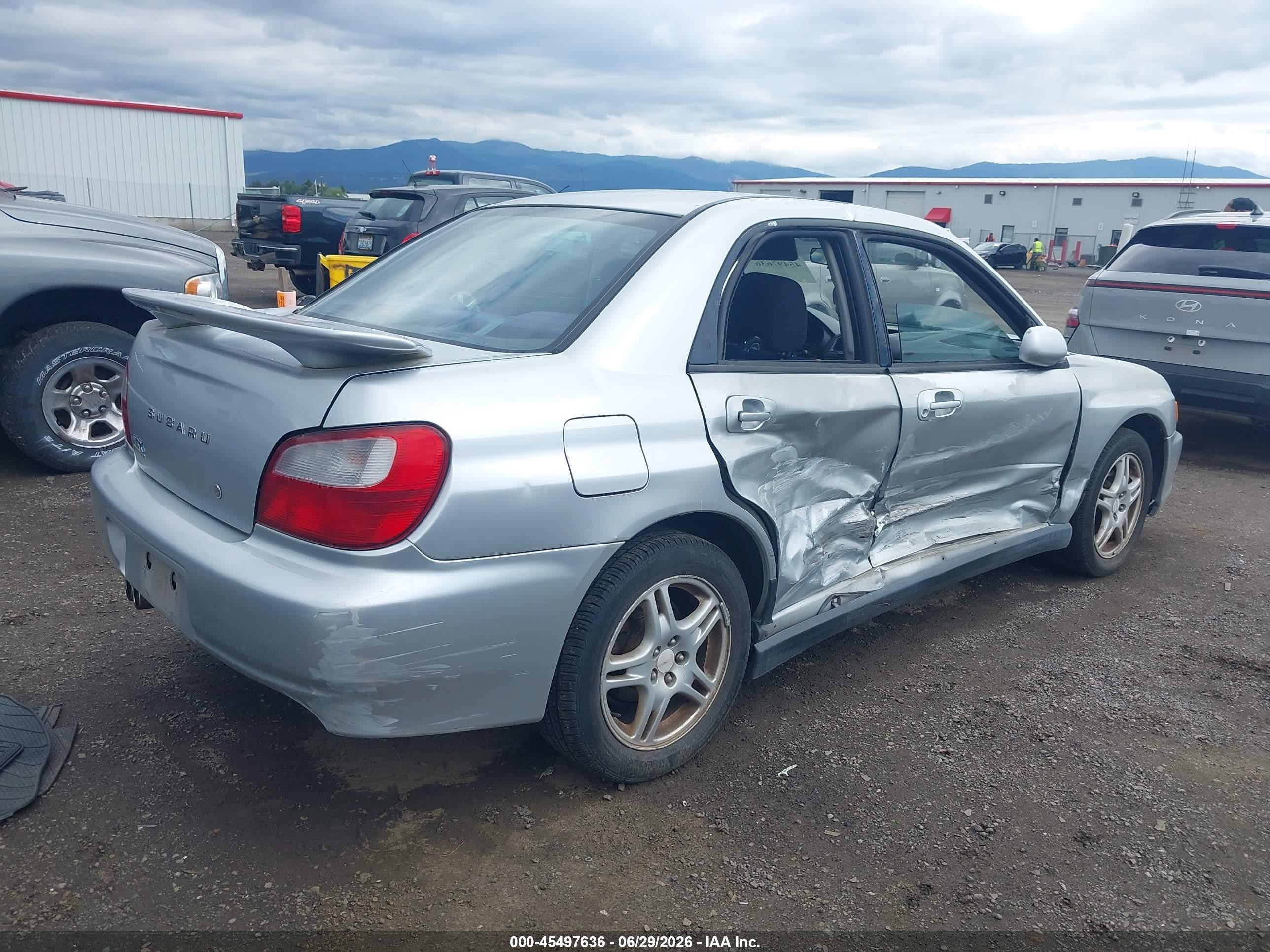 2002 Subaru Impreza Wrx Silver vin: JF1GD29602H519971