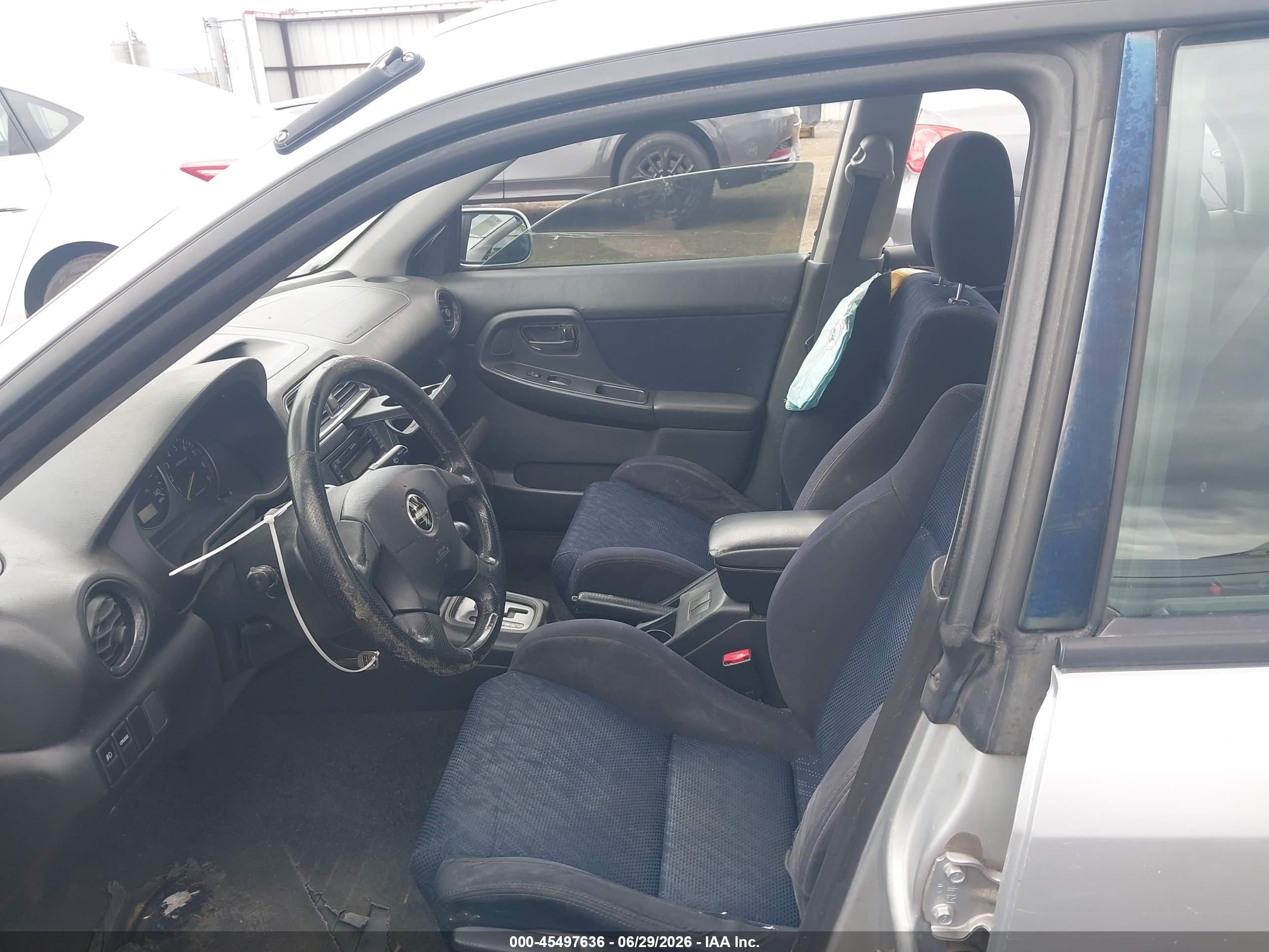 2002 Subaru Impreza Wrx Silver vin: JF1GD29602H519971