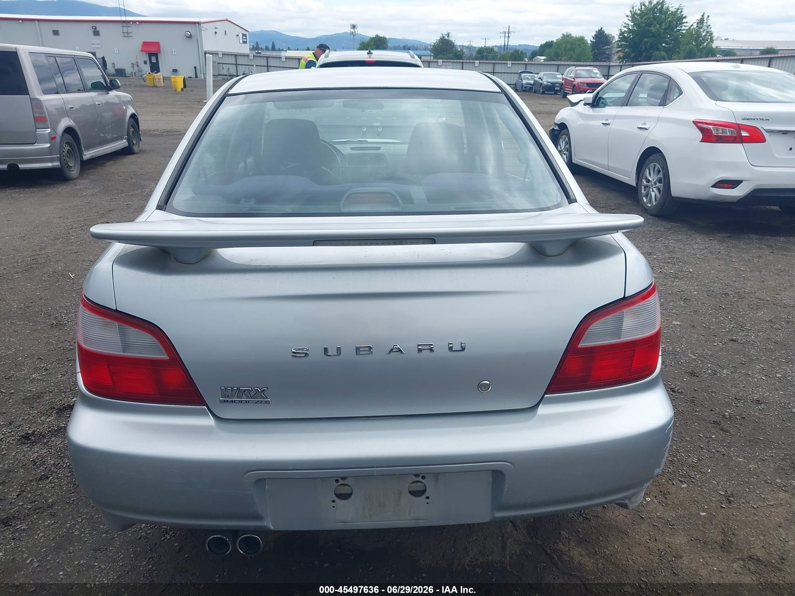 2002 Subaru Impreza Wrx Silver vin: JF1GD29602H519971
