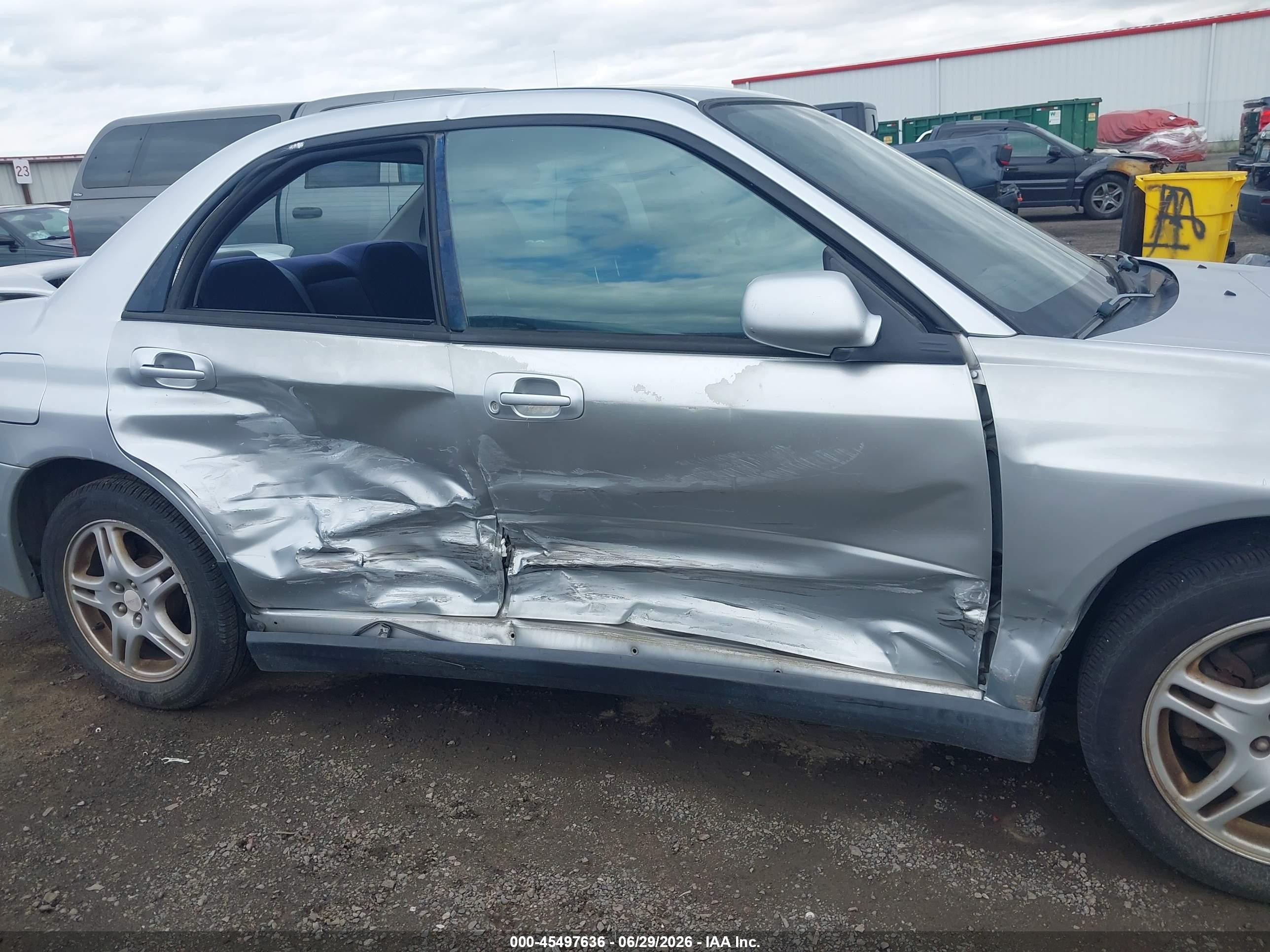 2002 Subaru Impreza Wrx Silver vin: JF1GD29602H519971