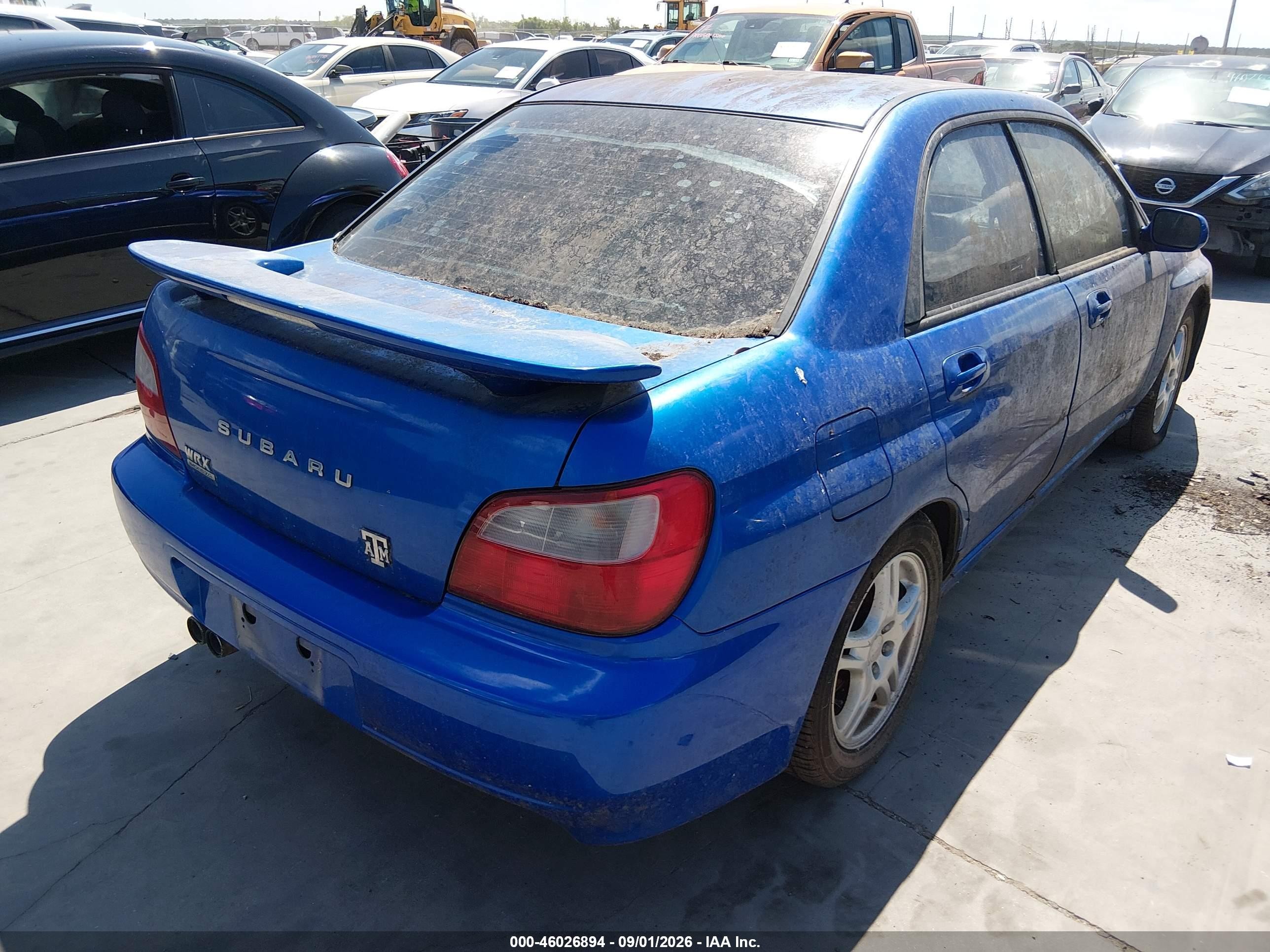 2002 Subaru Impreza Wrx Blue vin: JF1GD29612G529687