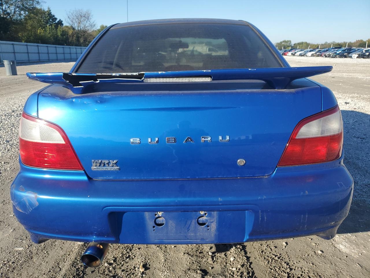 2003 Subaru Impreza Wrx Blue vin: JF1GD29613G508985