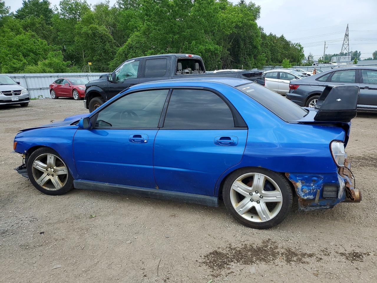 2002 Subaru Impreza Wrx Blue vin: JF1GD29622G511599