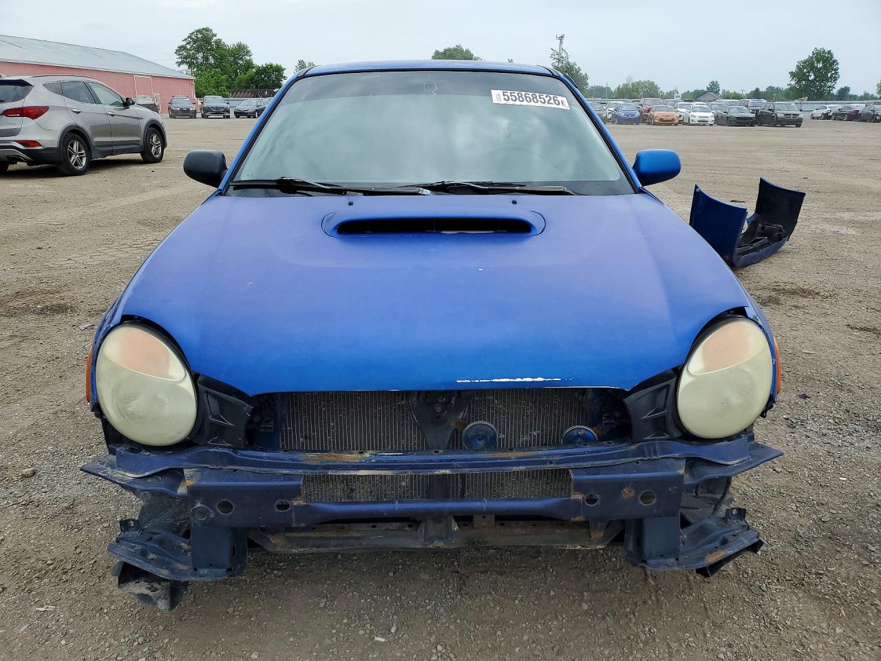 2002 Subaru Impreza Wrx Blue vin: JF1GD29622G511599