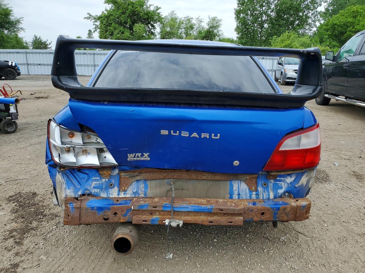 2002 Subaru Impreza Wrx Blue vin: JF1GD29622G511599