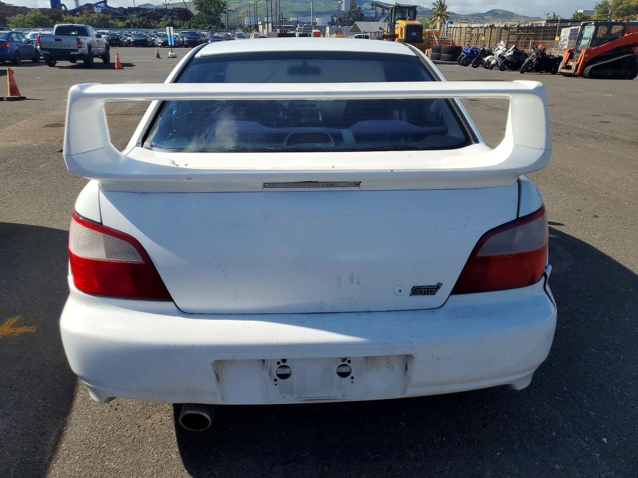 2002 Subaru Impreza Wrx White vin: JF1GD29622G514485