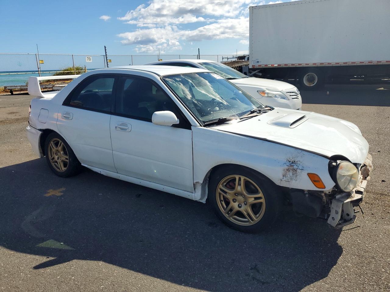 2002 Subaru Impreza Wrx White vin: JF1GD29622G514485