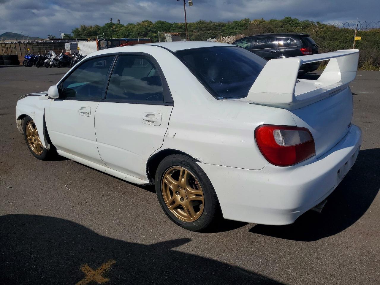 2002 Subaru Impreza Wrx White vin: JF1GD29622G514485