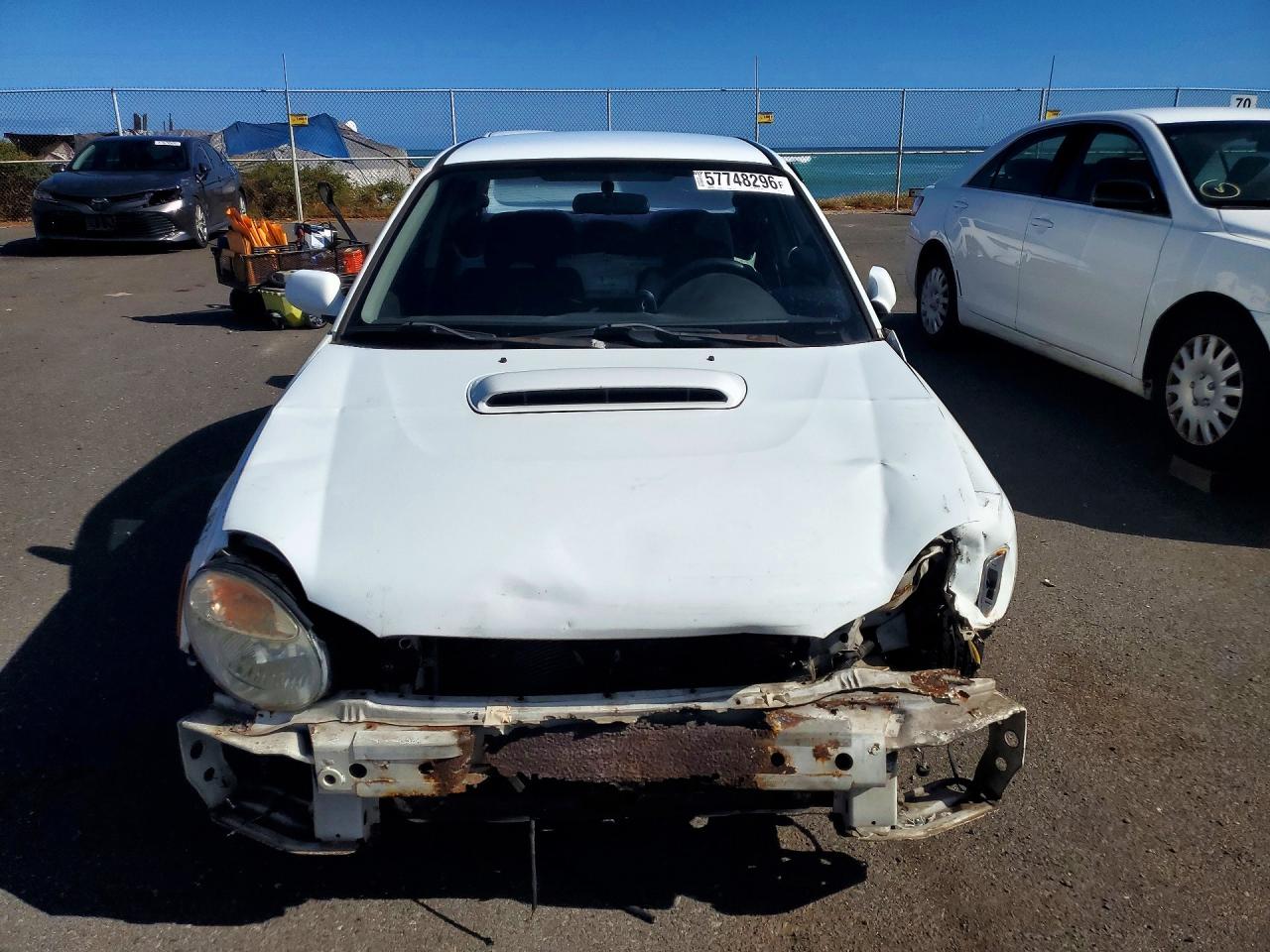 2002 Subaru Impreza Wrx White vin: JF1GD29622G514485